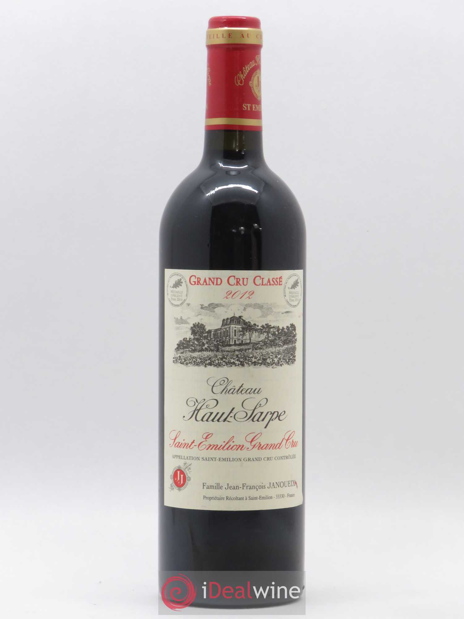 Château Haut Sarpe Grand Cru Classé 2012 - Lot de 1 bouteille - 0