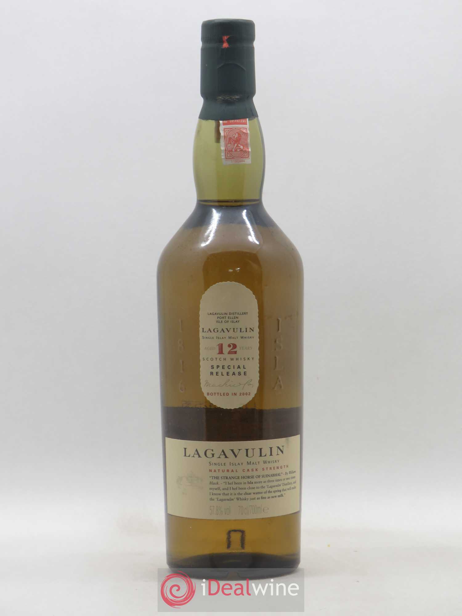 Whisky Lagavulin spécial Release 12 ans cask strength bottled 2002 - Posten von 1 Flasche - 0