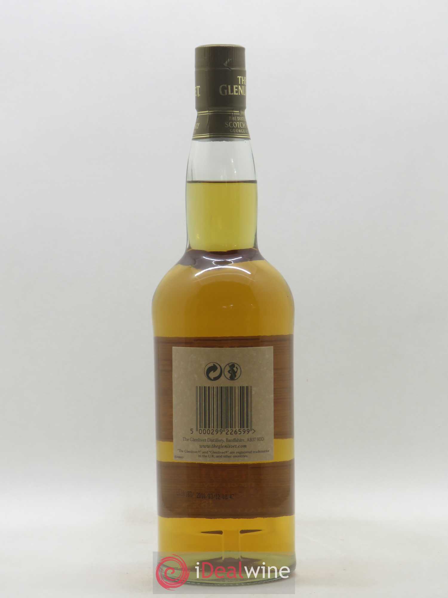 Whisky The Glenlivet Nadurra Vintage Edition Batch N°0310B Bottled 2010 1991 - Lot of 1 bottle - 2