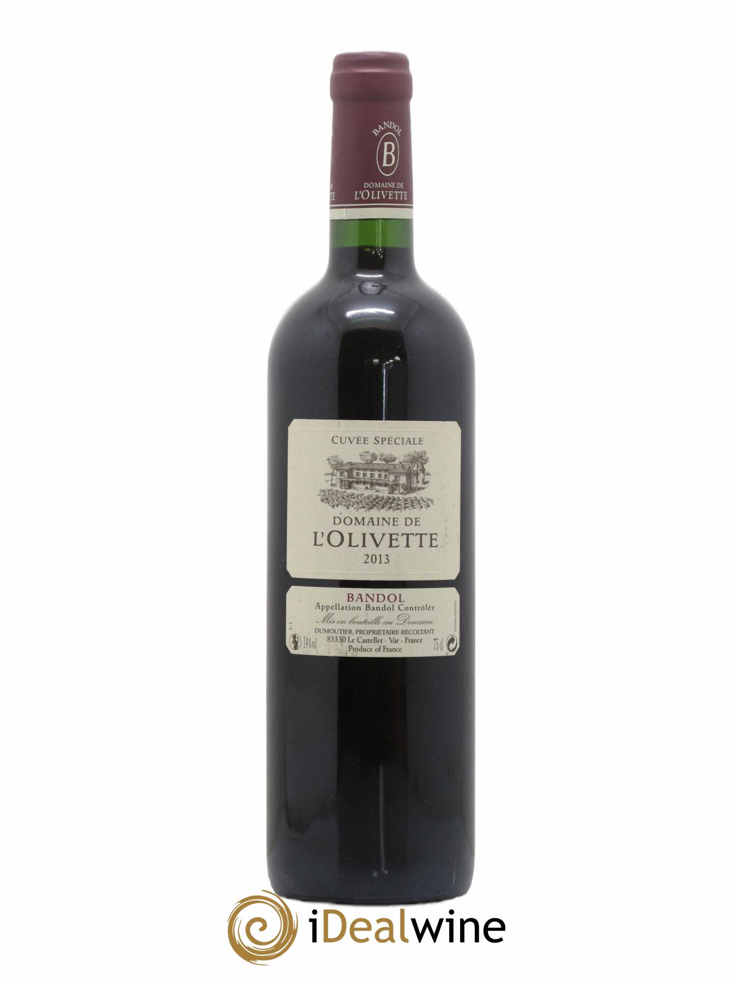 Bandol Domaine De L'Olivette 2013 - Lot de 1 bouteille - 0