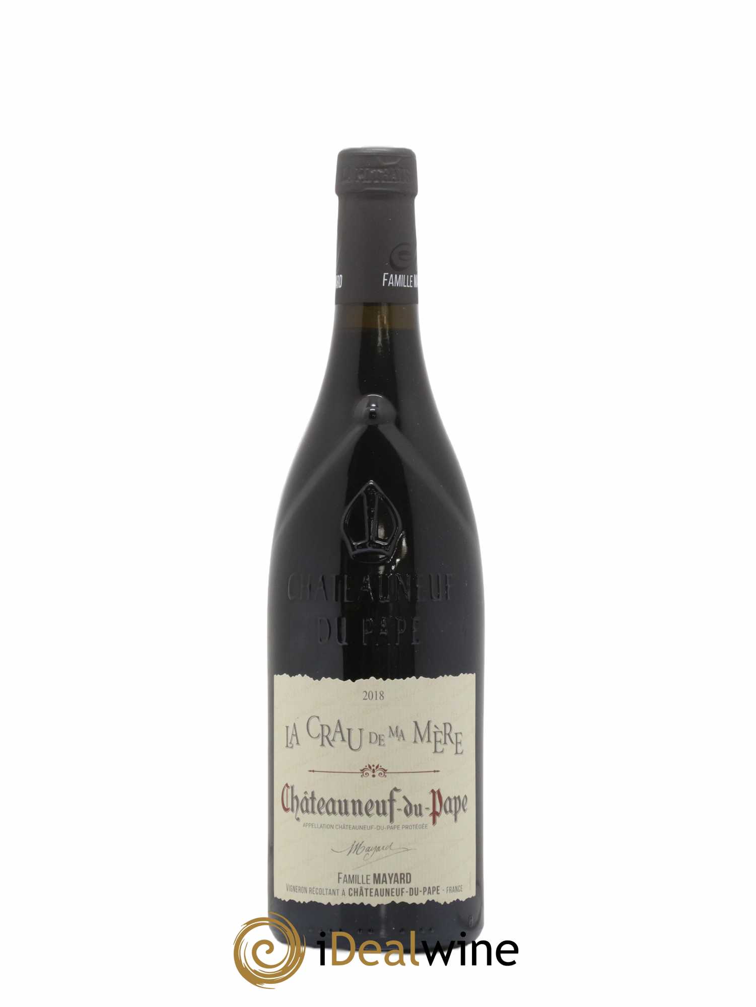 Châteauneuf-du-Pape La Crau de ma Mère Vignobles Mayard 2018 - Lot de 1 bouteille - 0