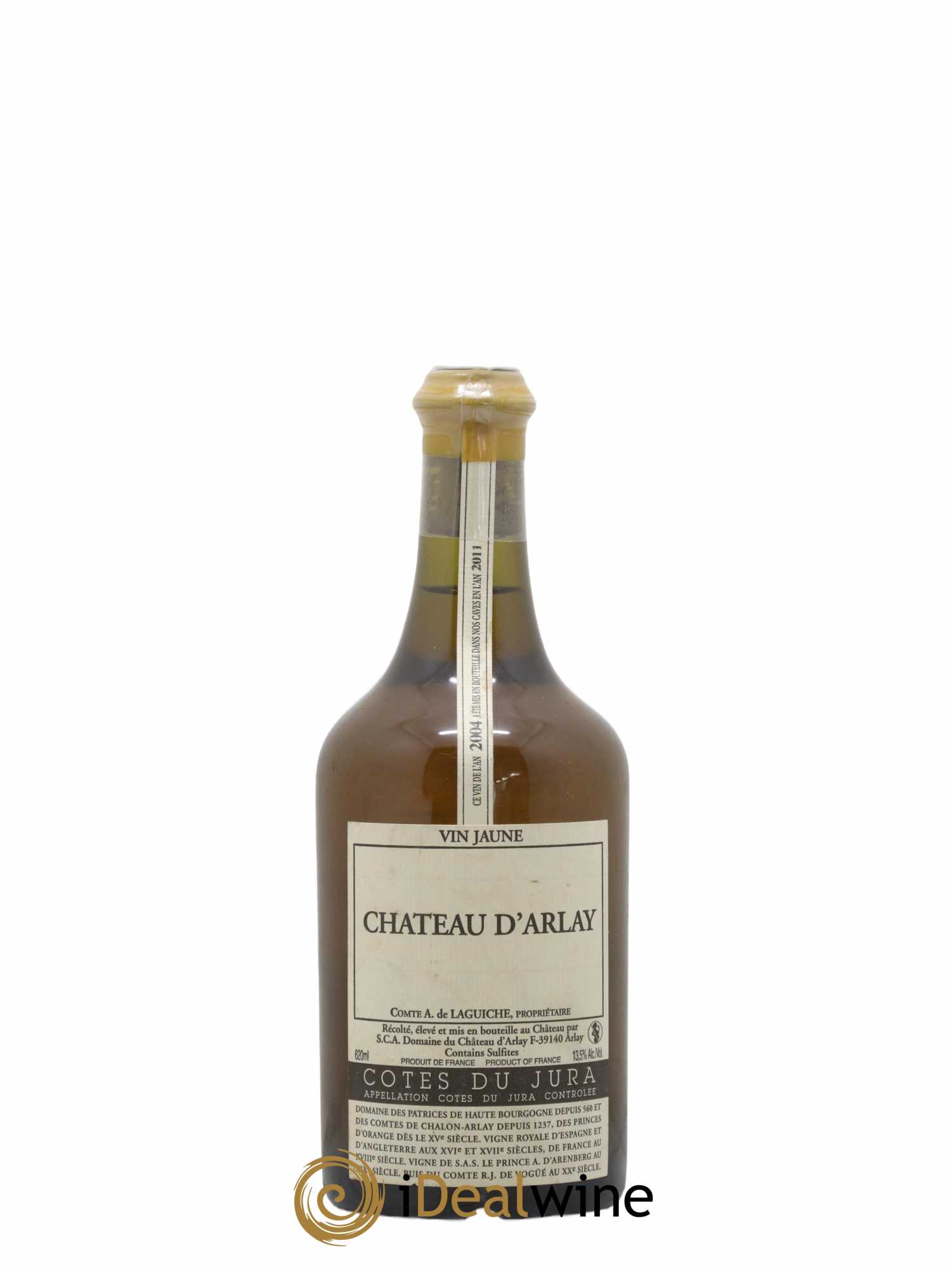 Côtes du Jura Vin jaune Château d'Arlay 2004 - Lot de 1 bouteille - 0