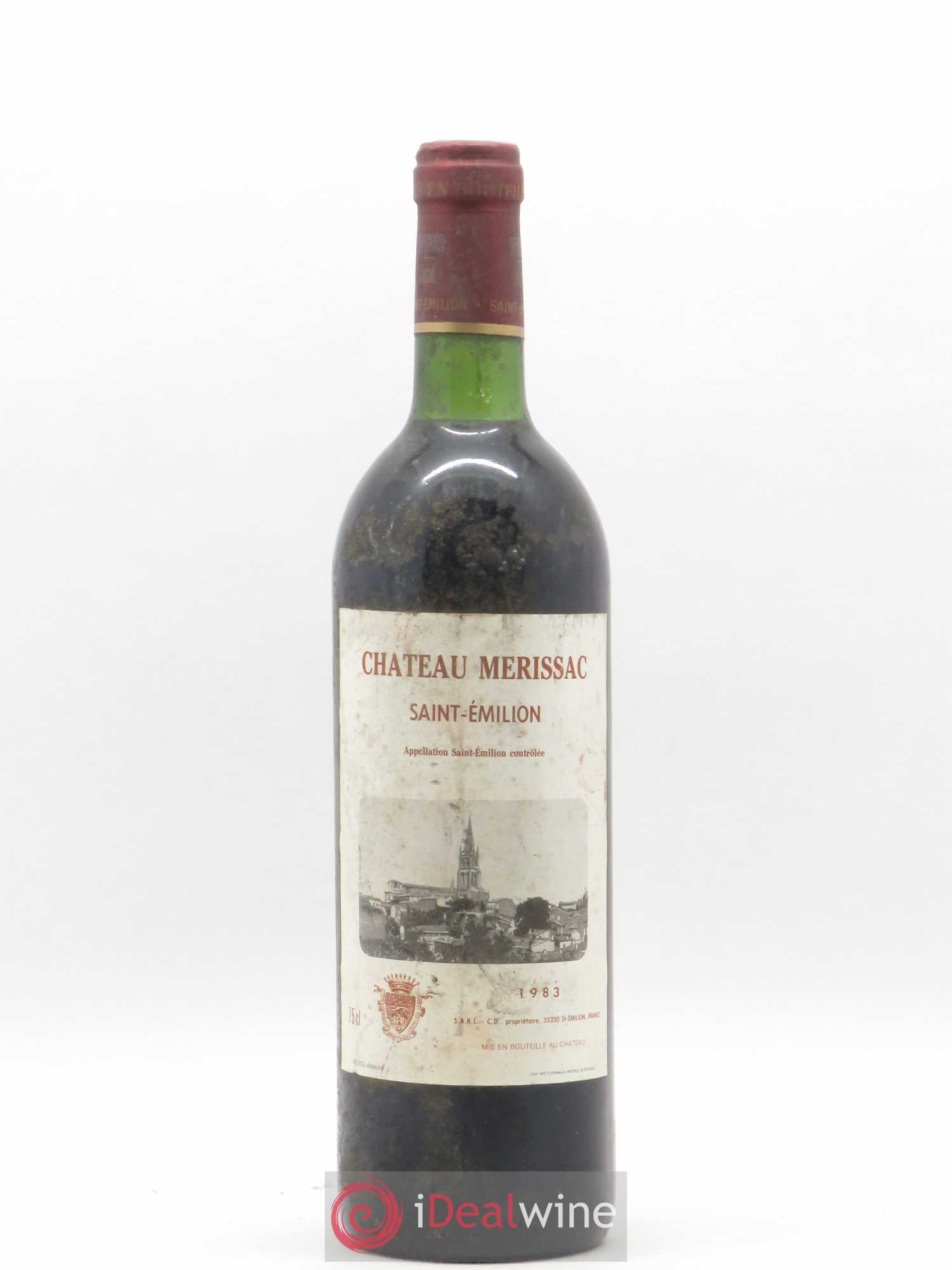 Saint-Émilion Chateau Merissac 1983 - Lot de 1 bouteille - 0