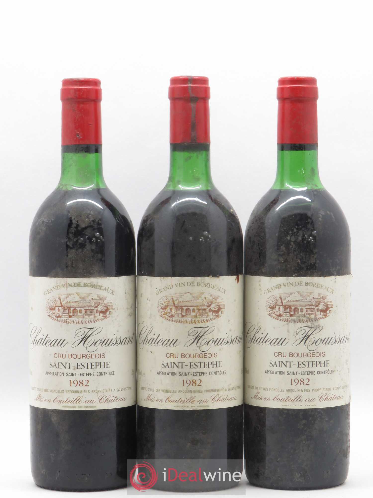 Saint-Estèphe Chateau Houissant 1982 - Lot de 6 bouteilles - 1