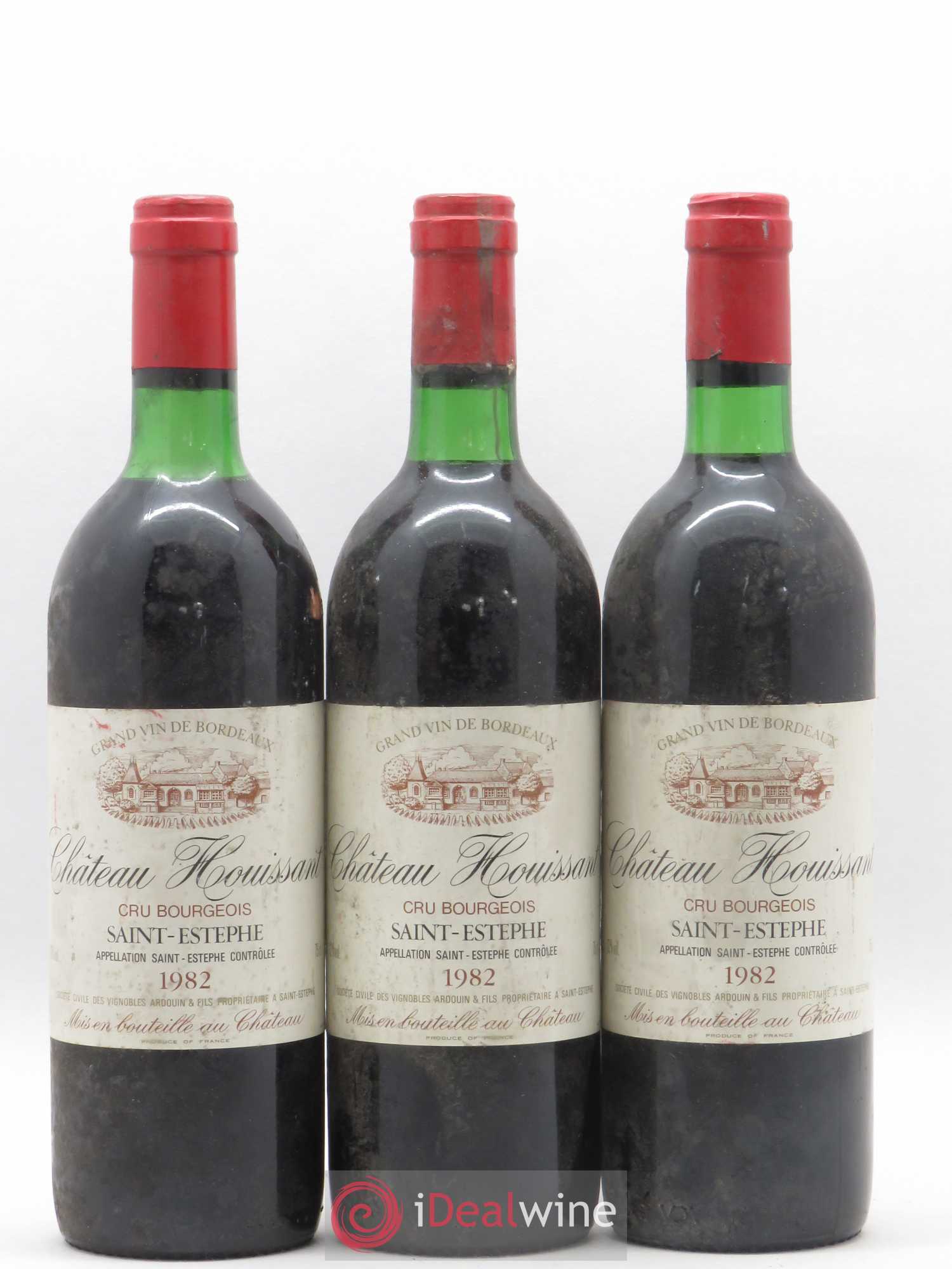 Saint-Estèphe Chateau Houissant 1982 - Lot de 6 bouteilles - 2