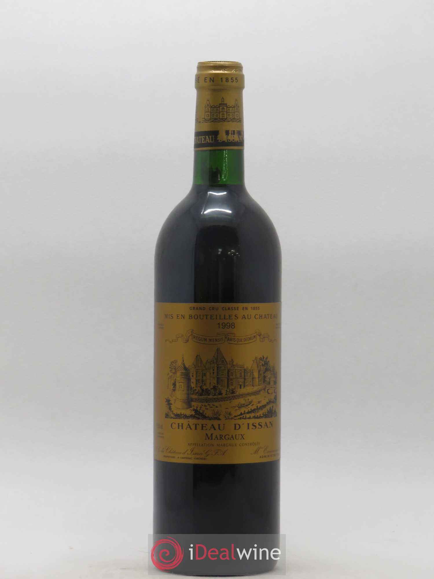 Château d'Issan 3ème Grand Cru Classé 1998 - Lot de 1 bouteille - 0