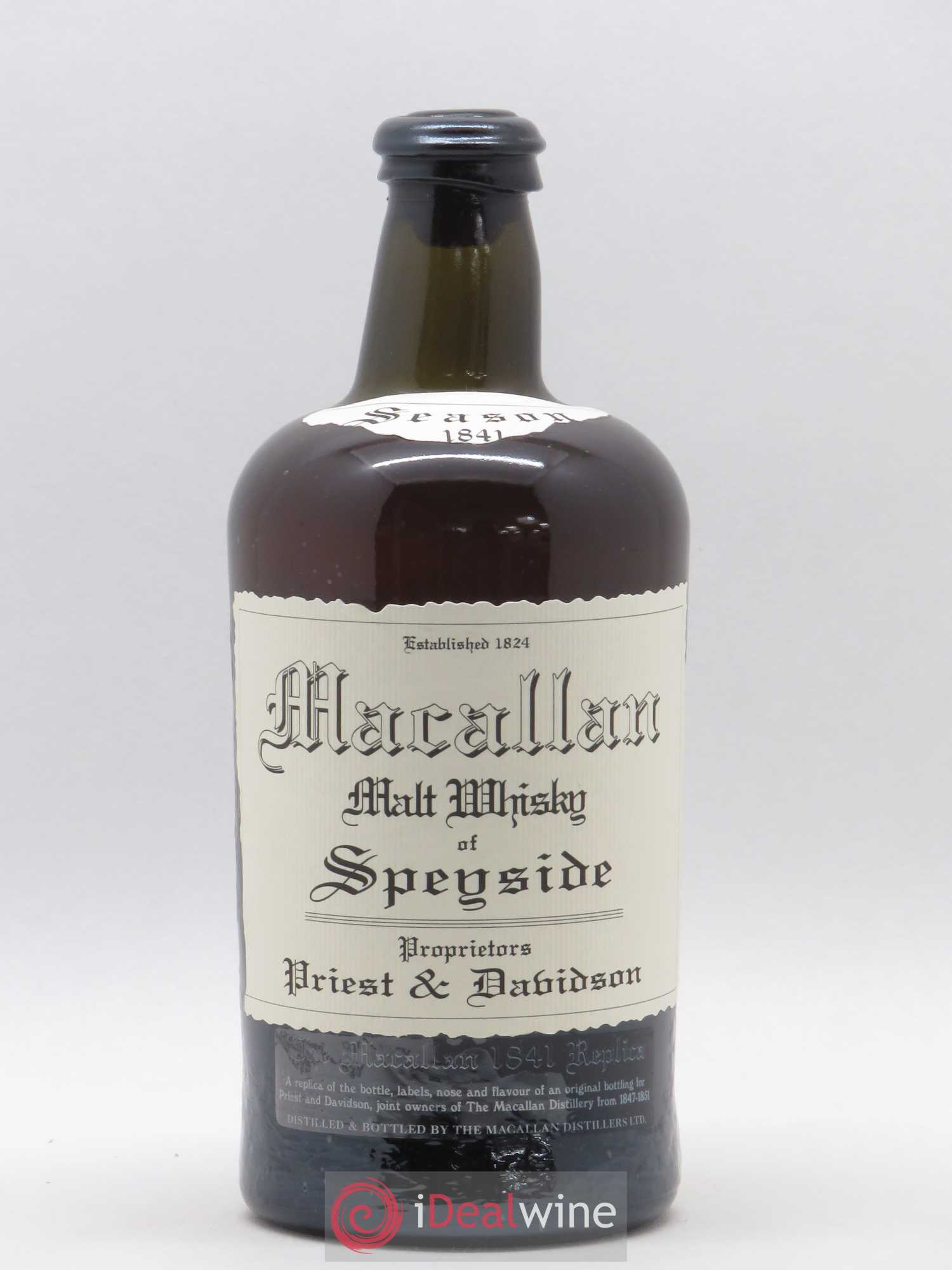 Whisky Ecossais Macallan Season 1841 Replica Speyside Single Malt - Posten von 1 Flasche - 0