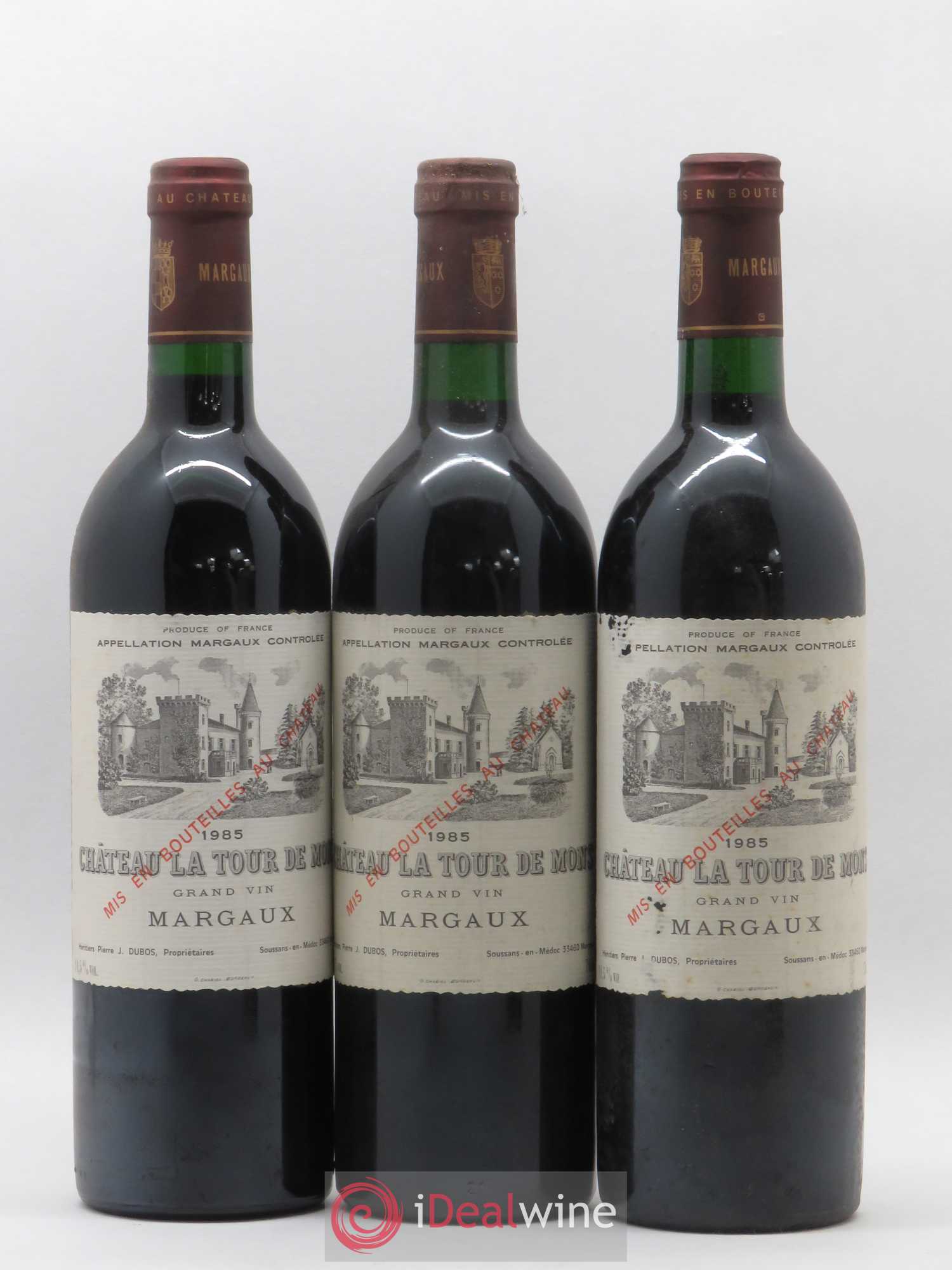Château la Tour de Mons Cru Bourgeois 1985 - Lot de 6 bouteilles - 2