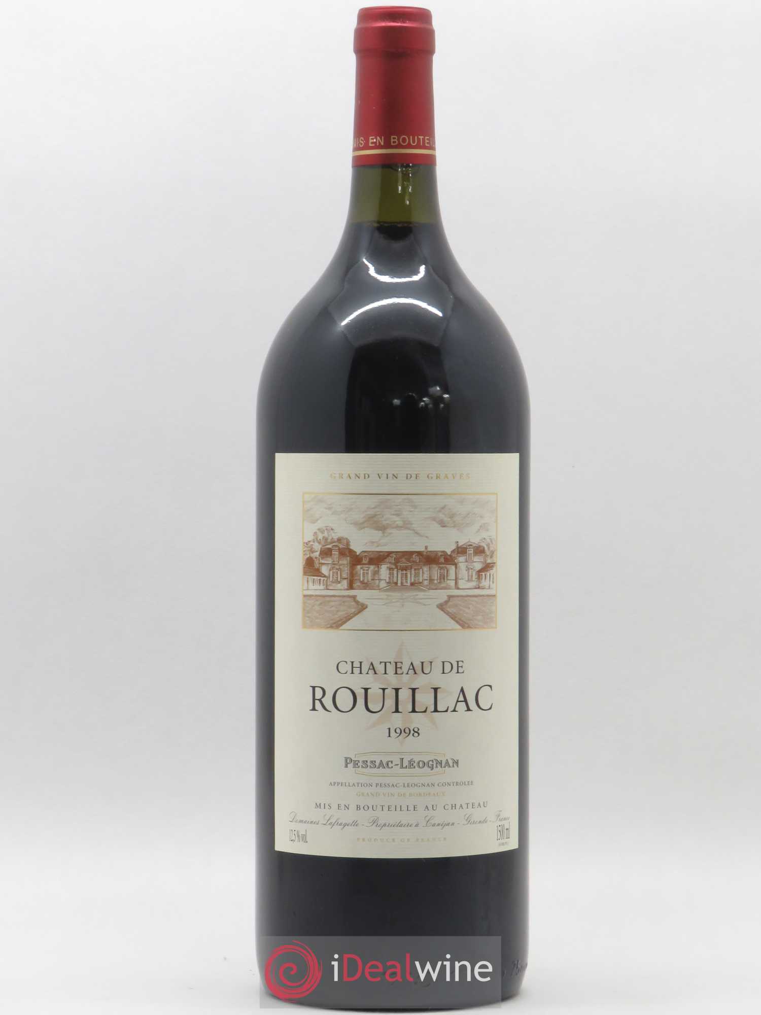 Pessac-Léognan Château de Rouillac 1998 - Lot de 1 magnum - 0