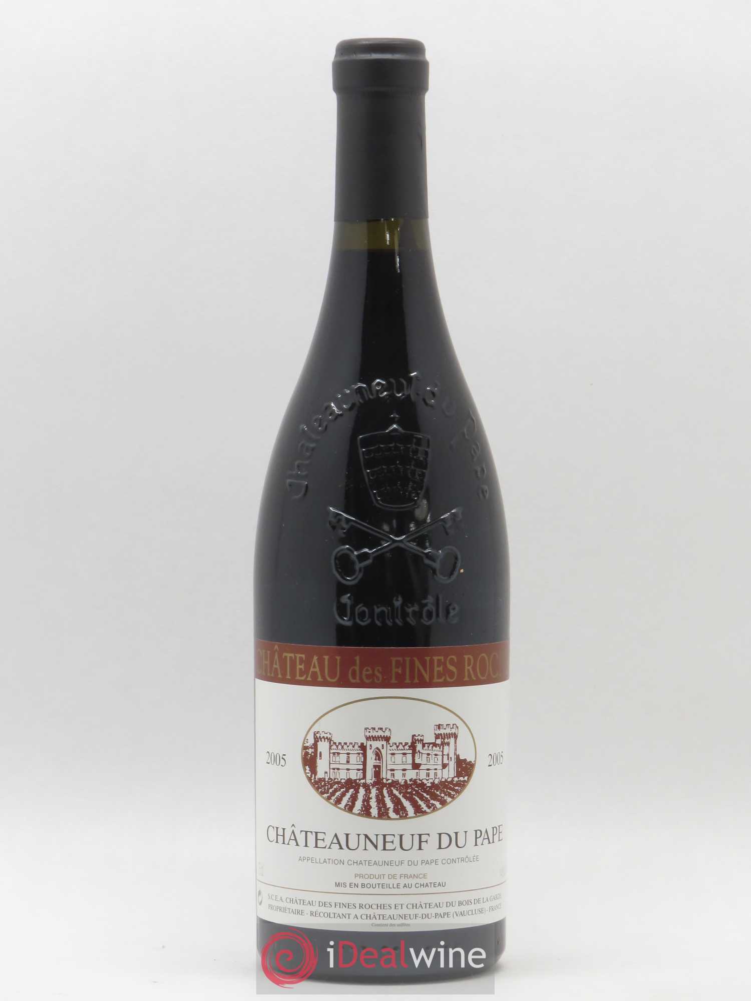 Châteauneuf-du-Pape Château Des Fines Roches 2005 - Lot de 1 bouteille - 0