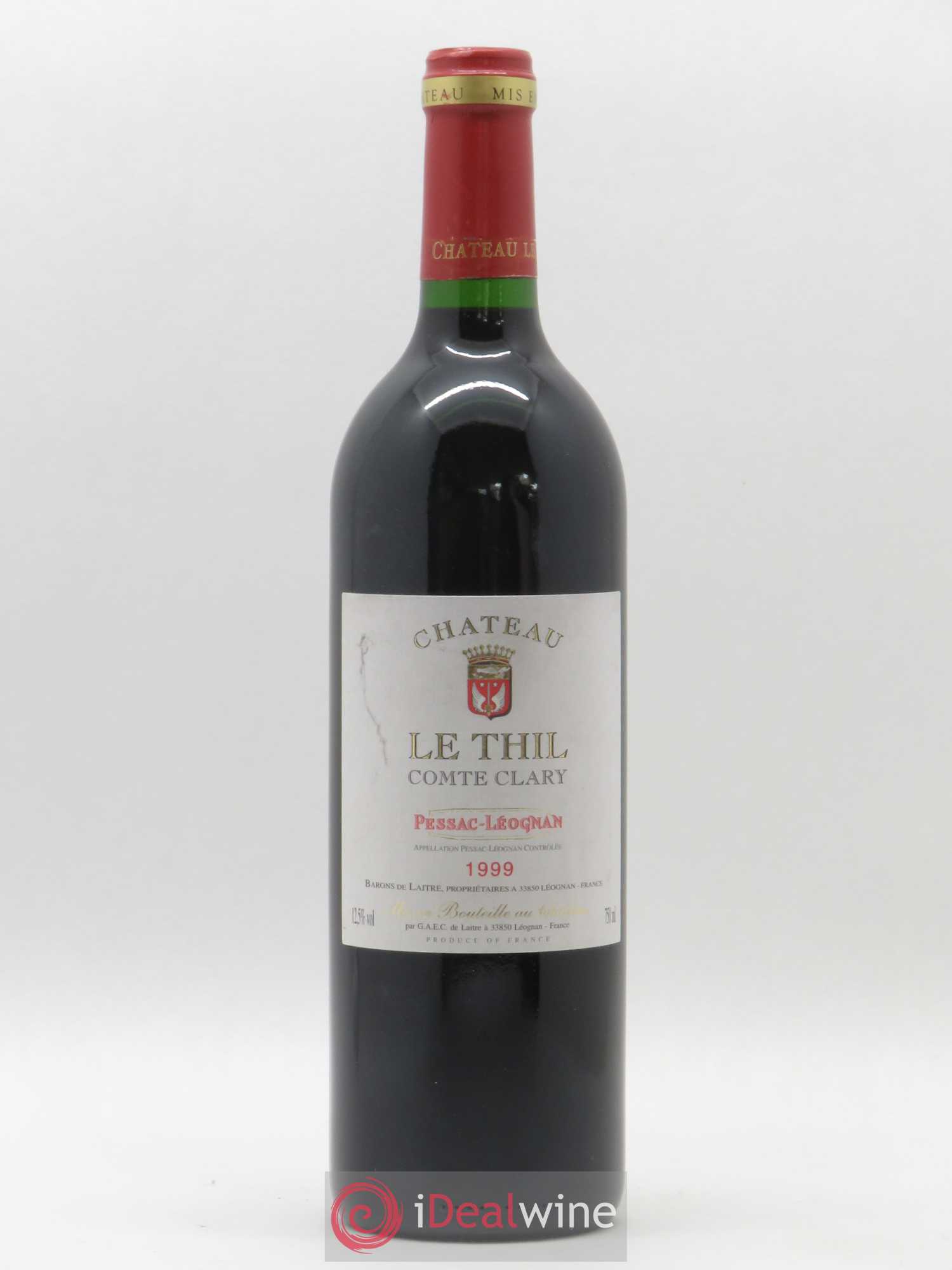 Château le Thil Comte Clary 1999 - Lot de 1 bouteille - 0