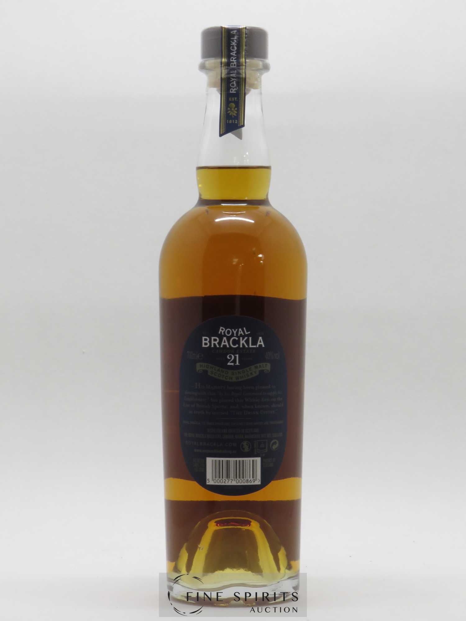 Royal Brackla 21 years Of. The King's Own Whisky - Lot de 1 bouteille - 2