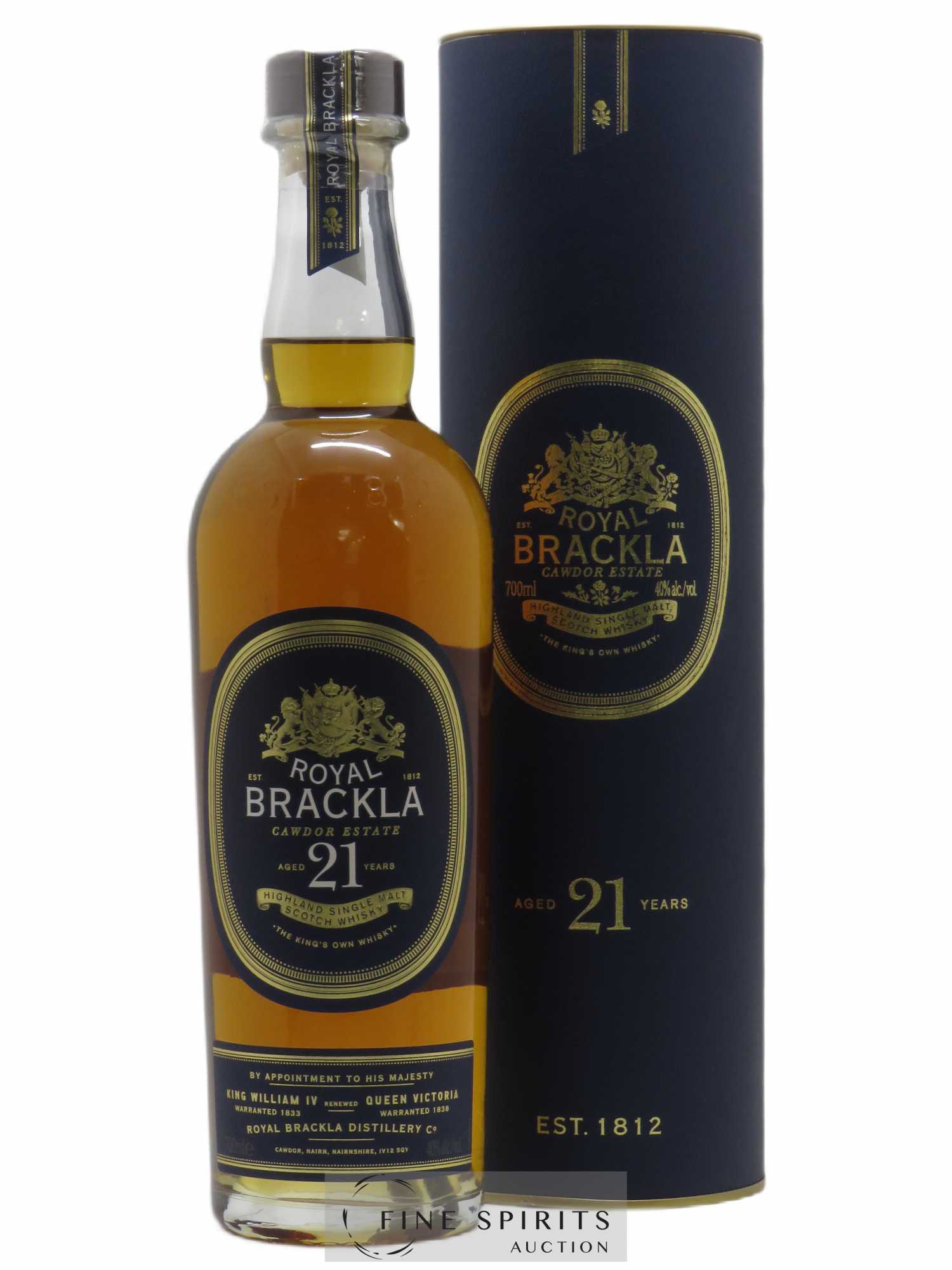 Royal Brackla 21 years Of. The King's Own Whisky - Lot de 1 bouteille - 0