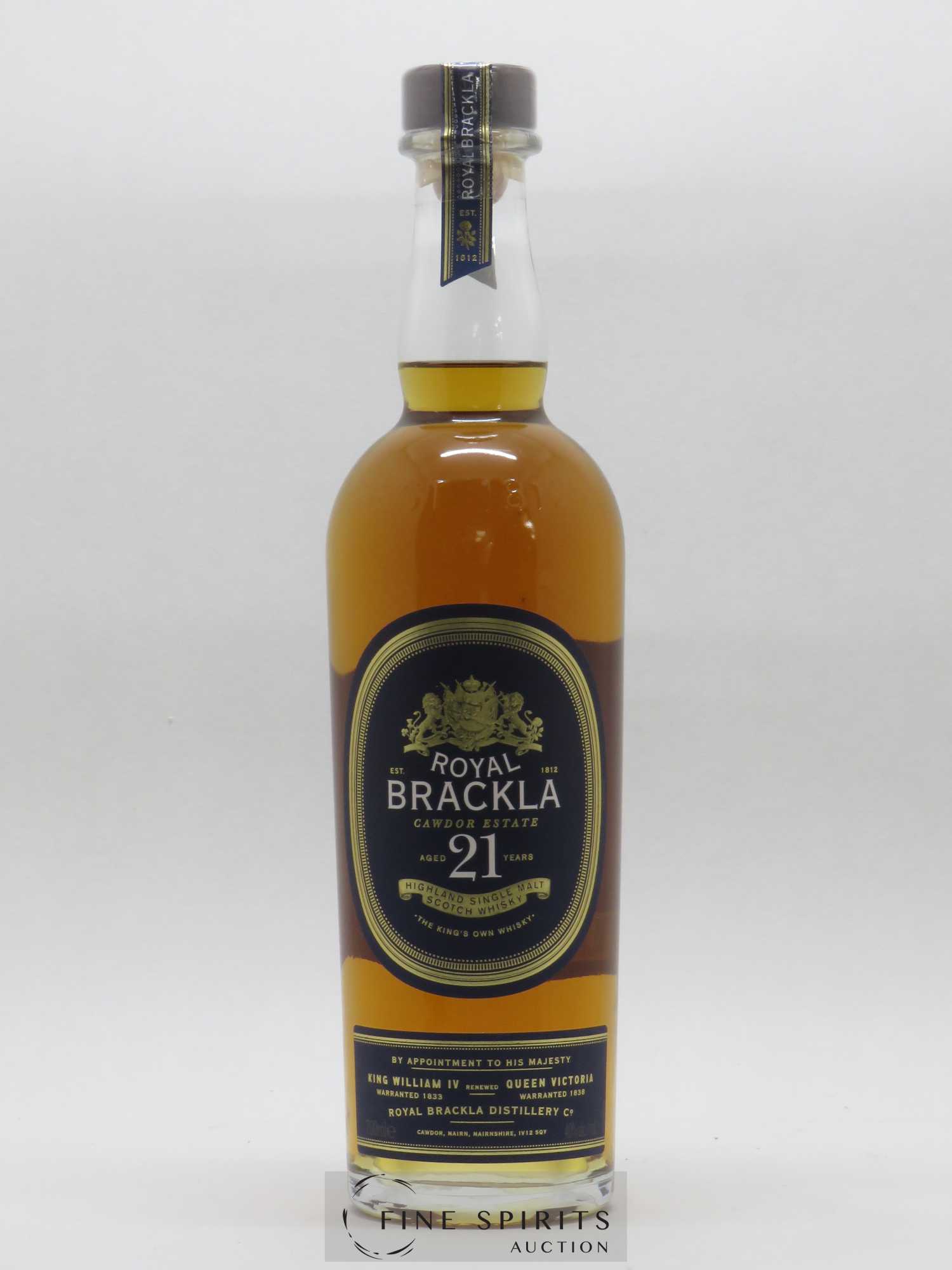 Royal Brackla 21 years Of. The King's Own Whisky - Lot de 1 bouteille - 1