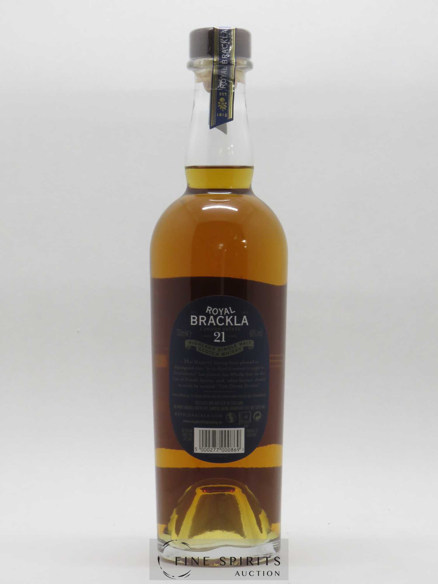 Royal Brackla 21 years Of. The King's Own Whisky - Lot de 1 bouteille - 2