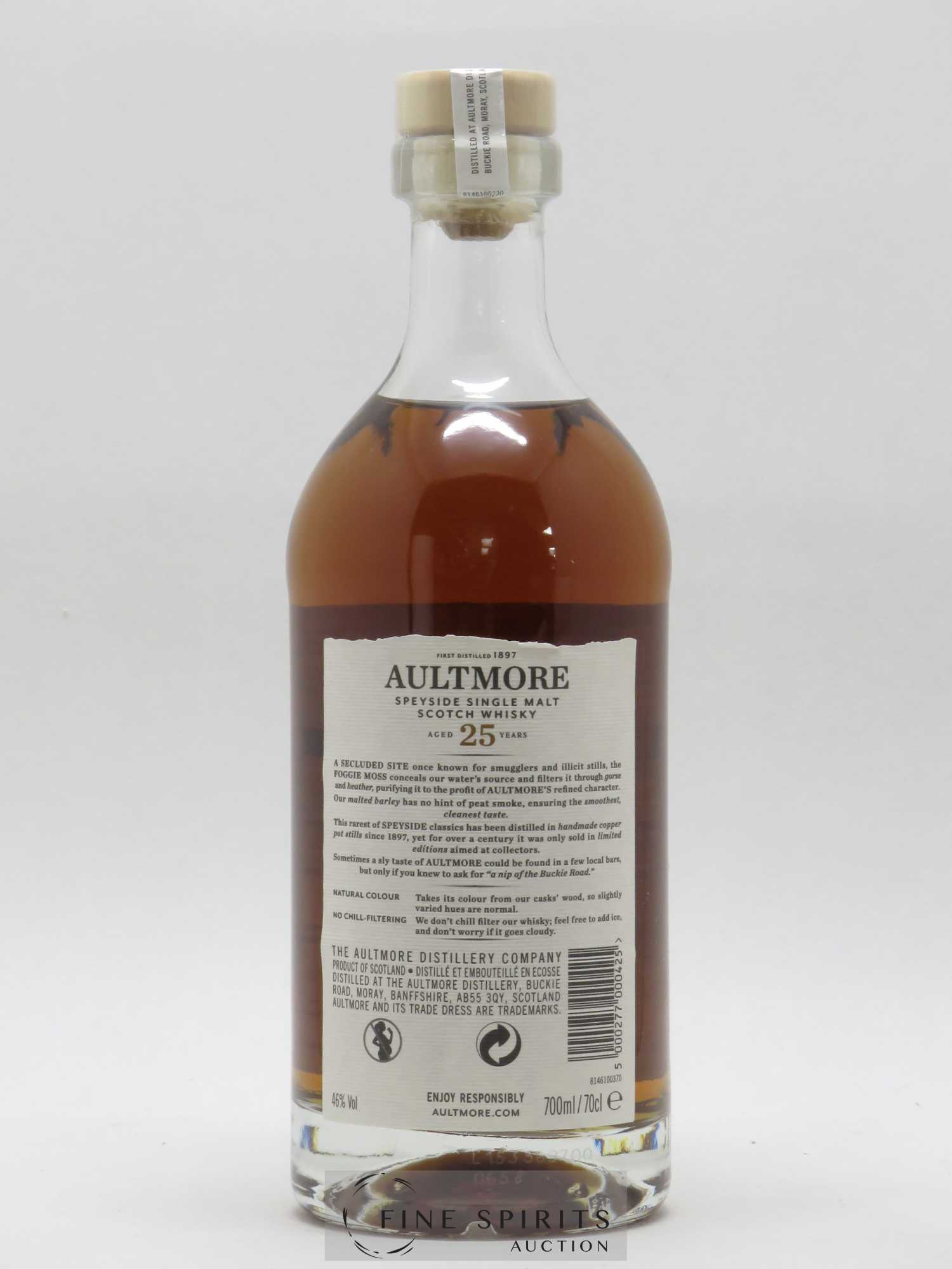 Aultmore 25 years Of. Foggie Moss Batch n° 0041 Limited Edition - Lot de 1 bouteille - 2