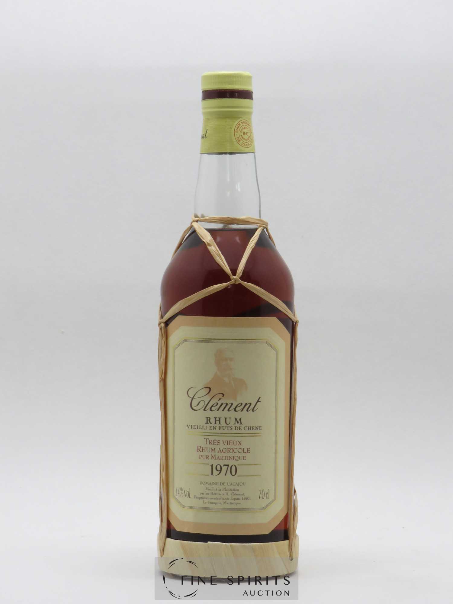 Clément 1970 Of. Domaine de l'Acajou Vieilli en fûts de Chêne bottled in 1991 - Lot de 1 bouteille - 1