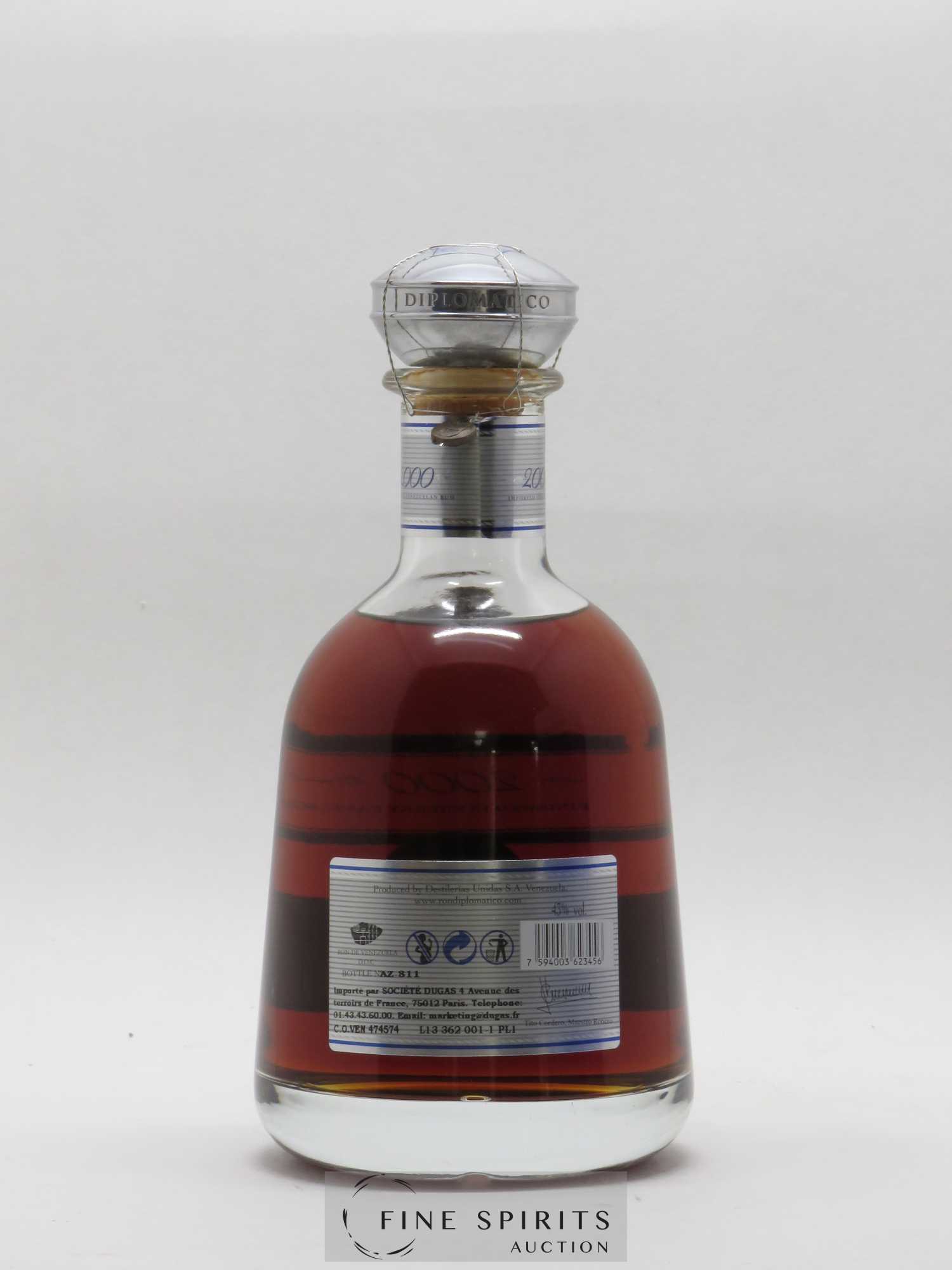 Diplomatico 2000 Of. Finished in Sherry Casks Single Vintage - Lot de 1 bouteille - 2