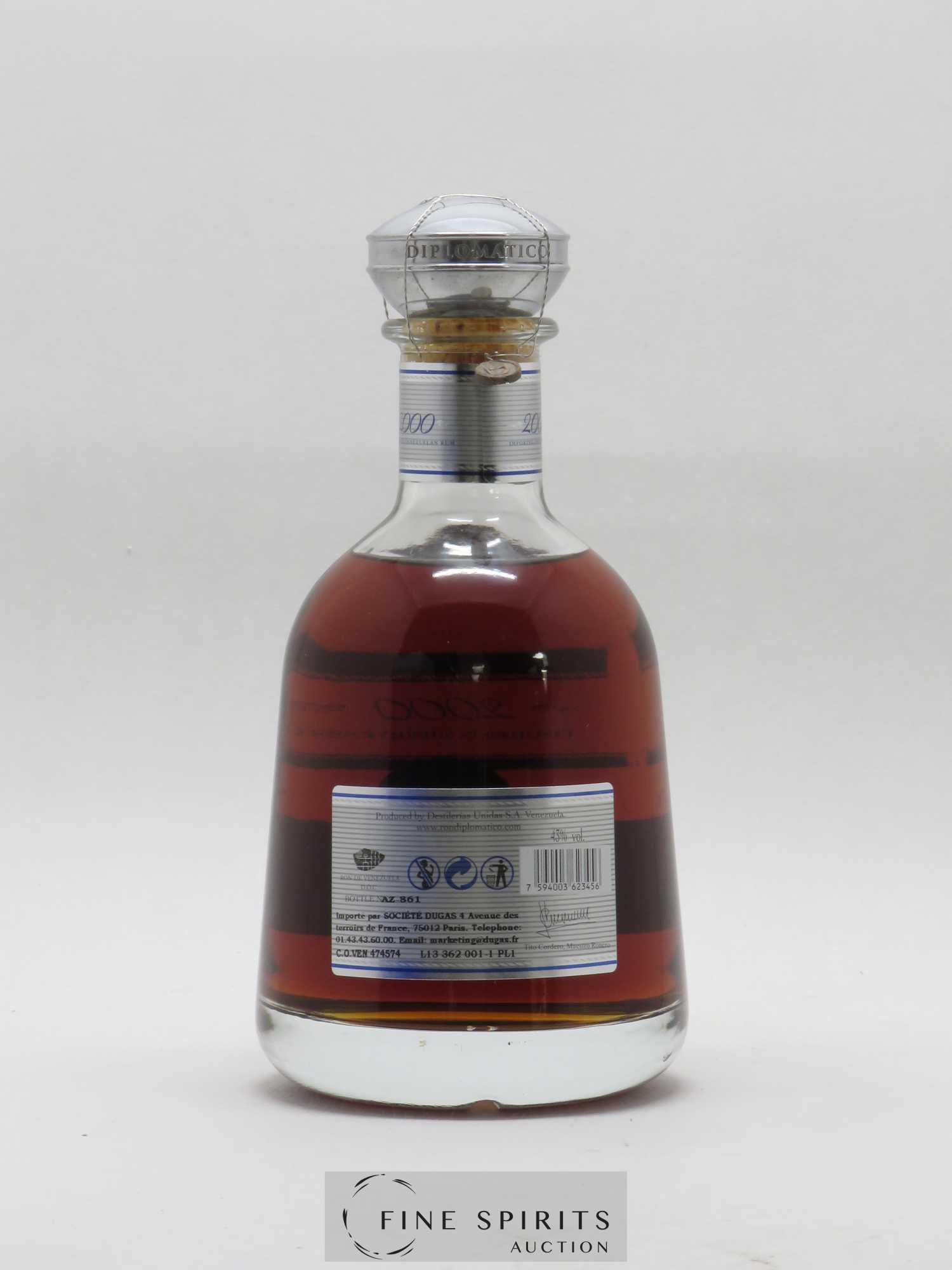 Diplomatico 2000 Of. Finished in Sherry Casks Single Vintage - Lot de 1 bouteille - 2