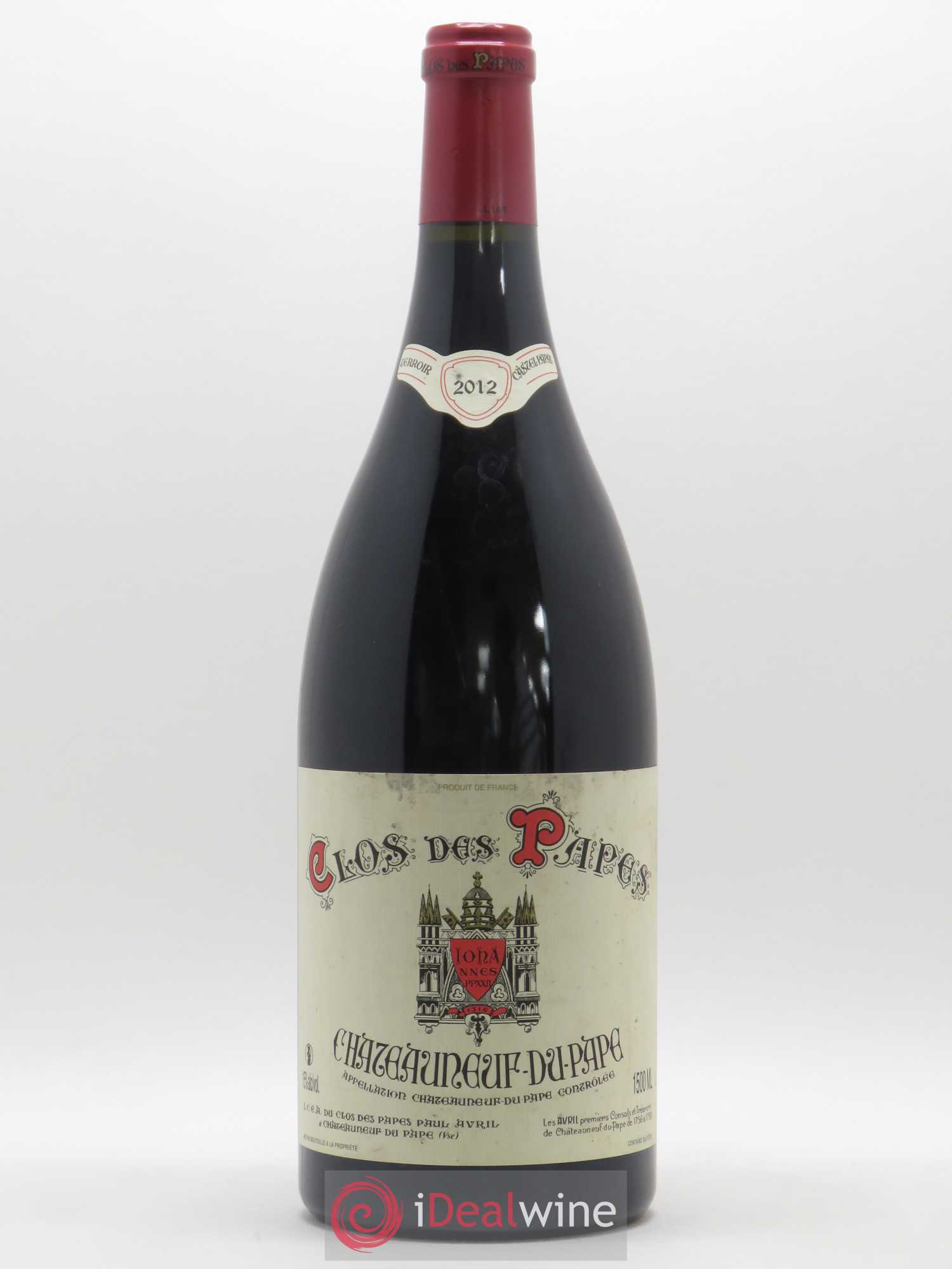 Châteauneuf-du-Pape Clos des Papes - Paul Avril 2012 - Lot de 1 magnum - 0