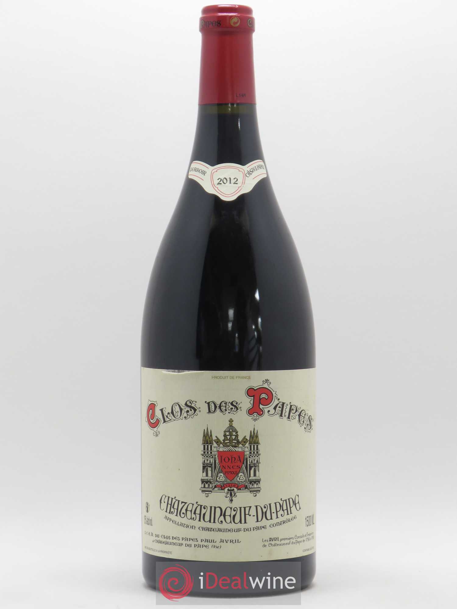 Châteauneuf-du-Pape Clos des Papes - Paul Avril 2012 - Lot de 1 magnum - 0