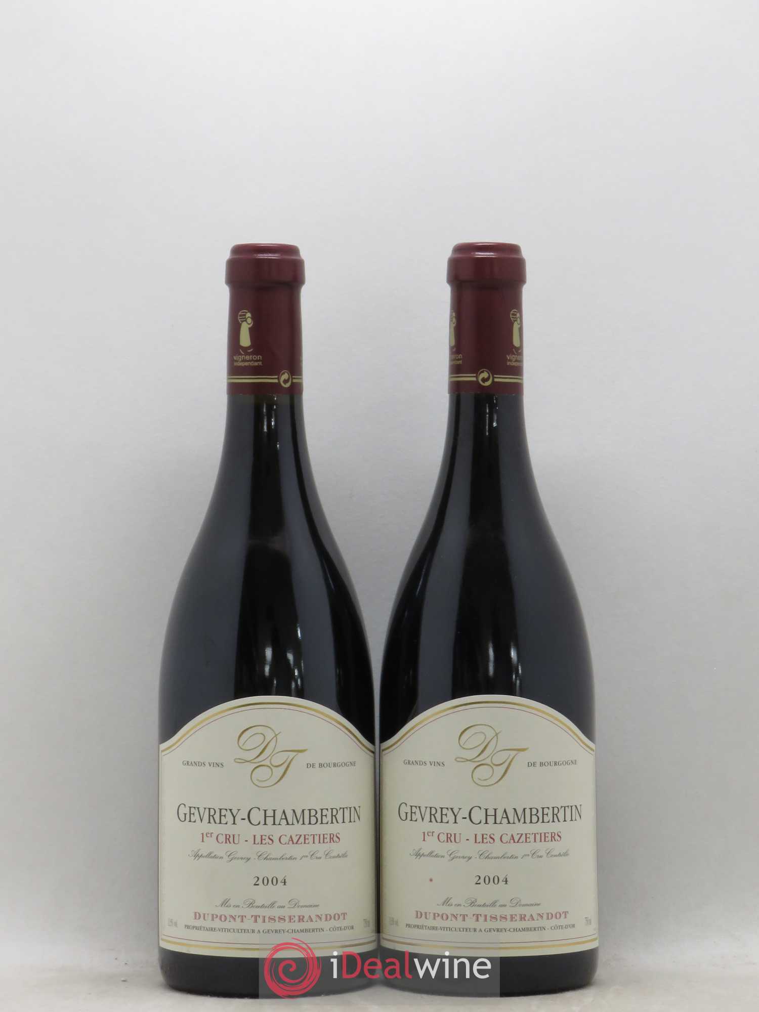 Gevrey-Chambertin 1er Cru Cazetiers Dupont-Tisserandot (Domaine) 2004 - Lot de 5 bouteilles - 2