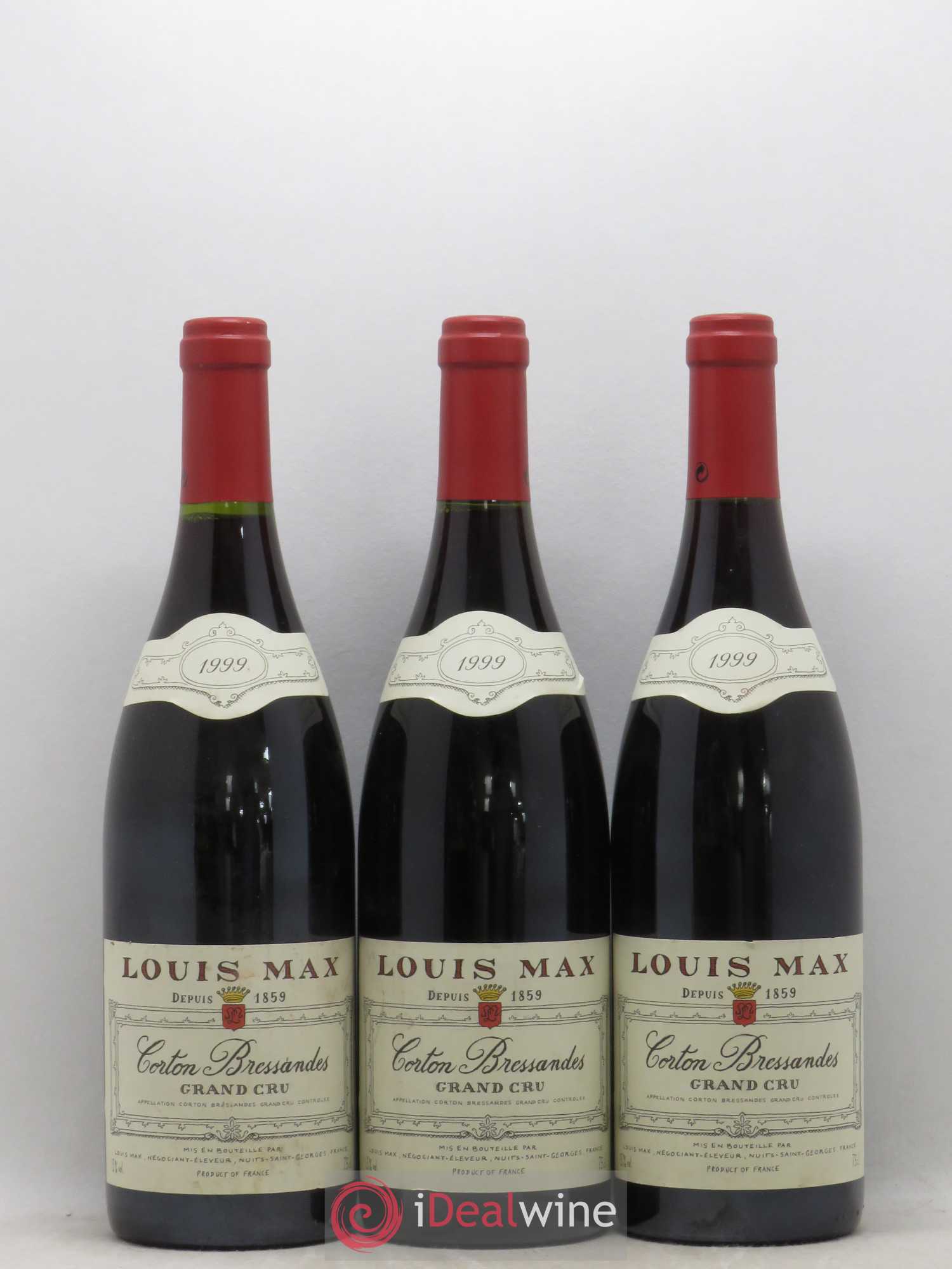 Corton Grand Cru Bressandes Louis Max 1999 - Posten von 5 Flaschen - 1