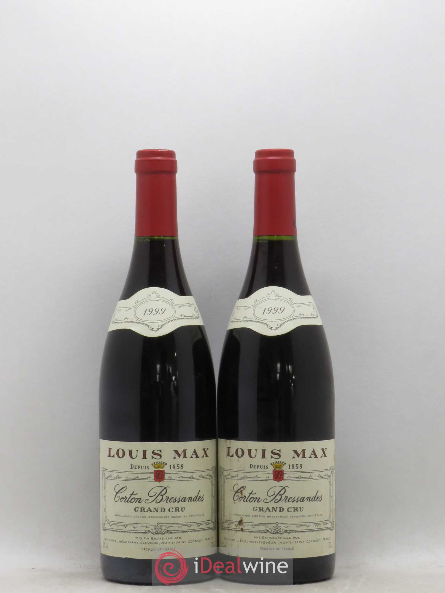 Corton Grand Cru Bressandes Louis Max 1999 - Posten von 5 Flaschen - 2