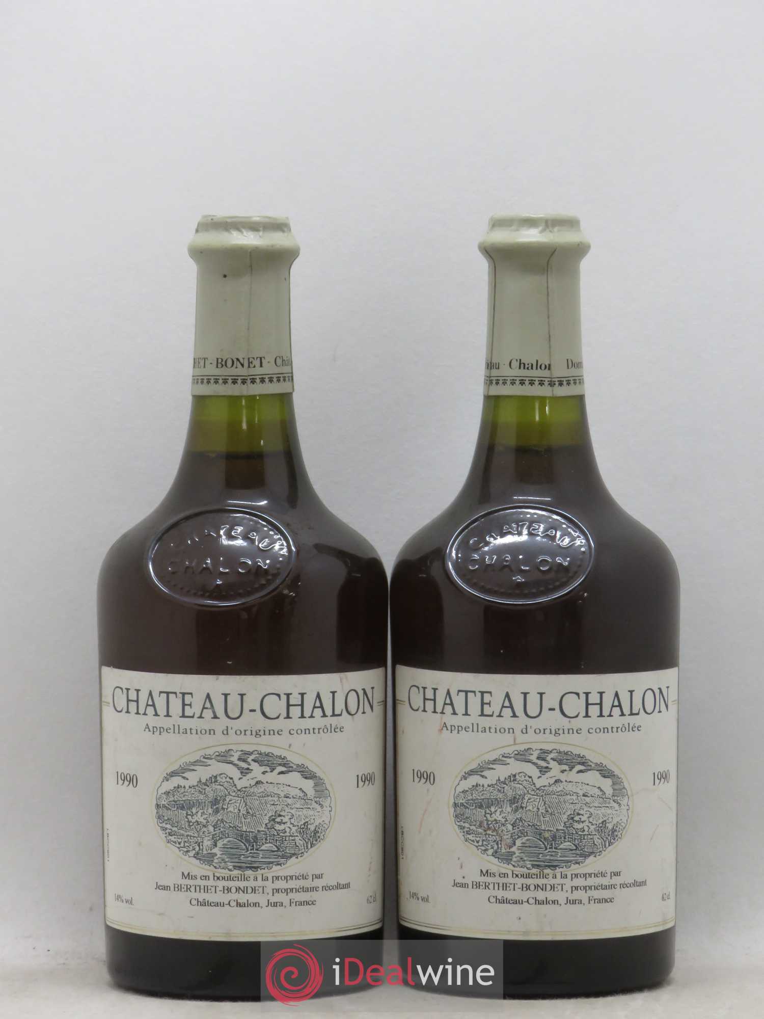 Château-Chalon Berthet-Bondet 1990 - Lot de 2 bouteilles - 0