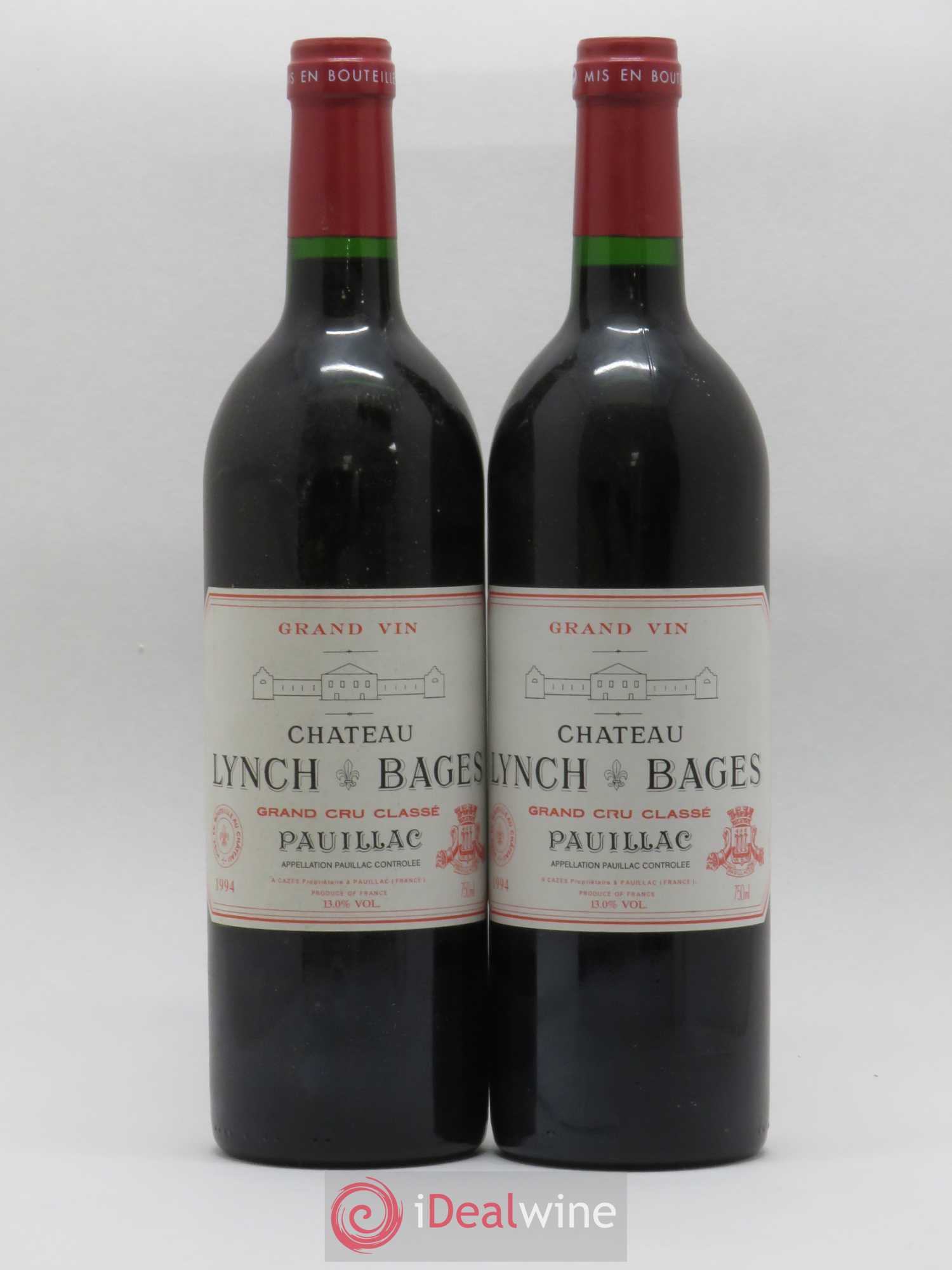 Château Lynch Bages 5ème Grand Cru Classé 1994 - Lot de 2 bouteilles - 0