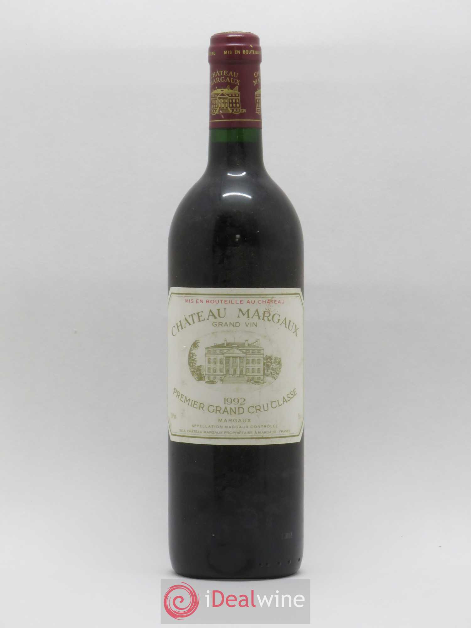 Château Margaux 1er Grand Cru Classé 1992 - Lot de 1 bouteille - 0