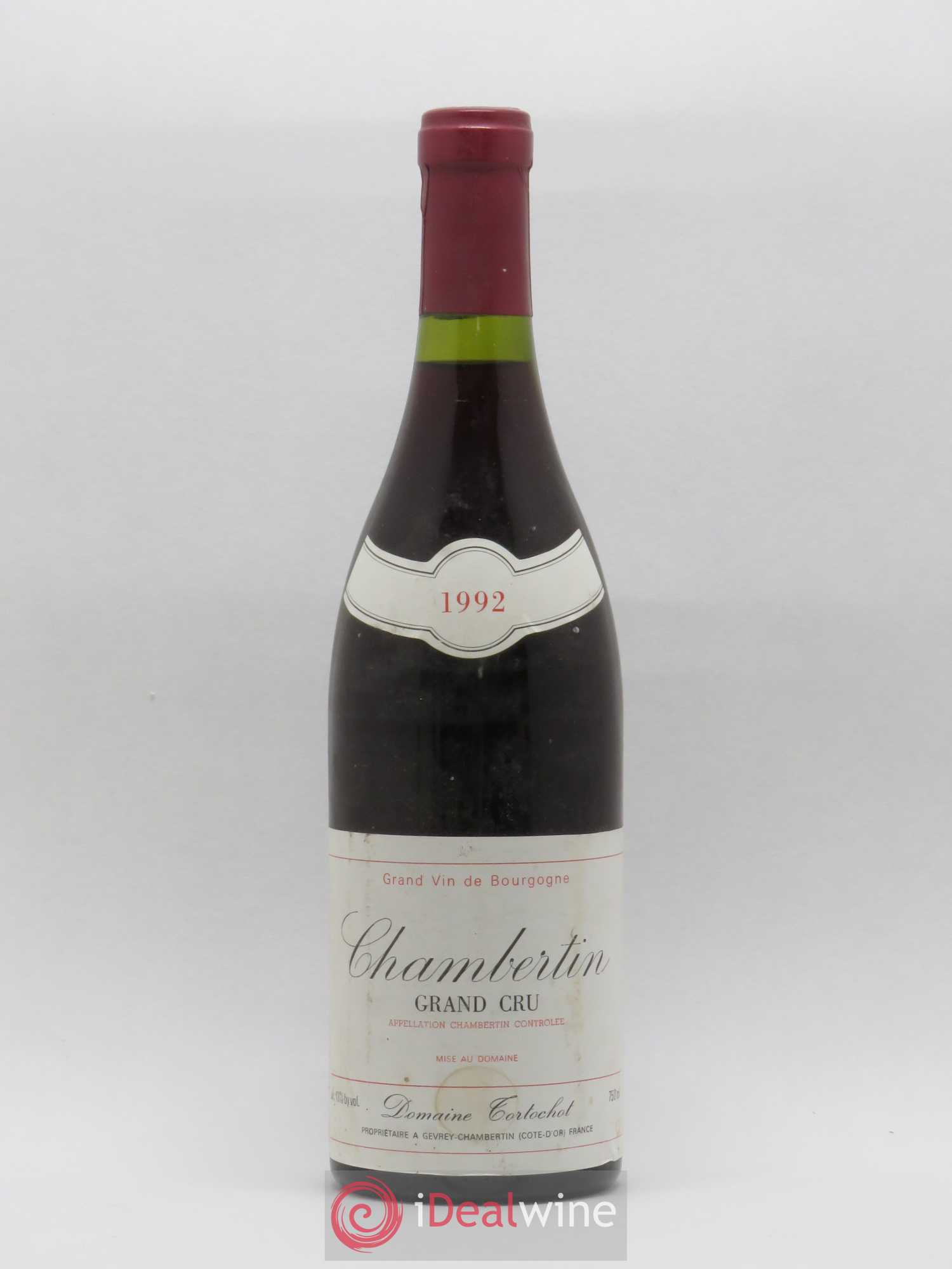 Chambertin Grand Cru Tortochot (Domaine) 1992 - Lot de 1 bouteille - 0