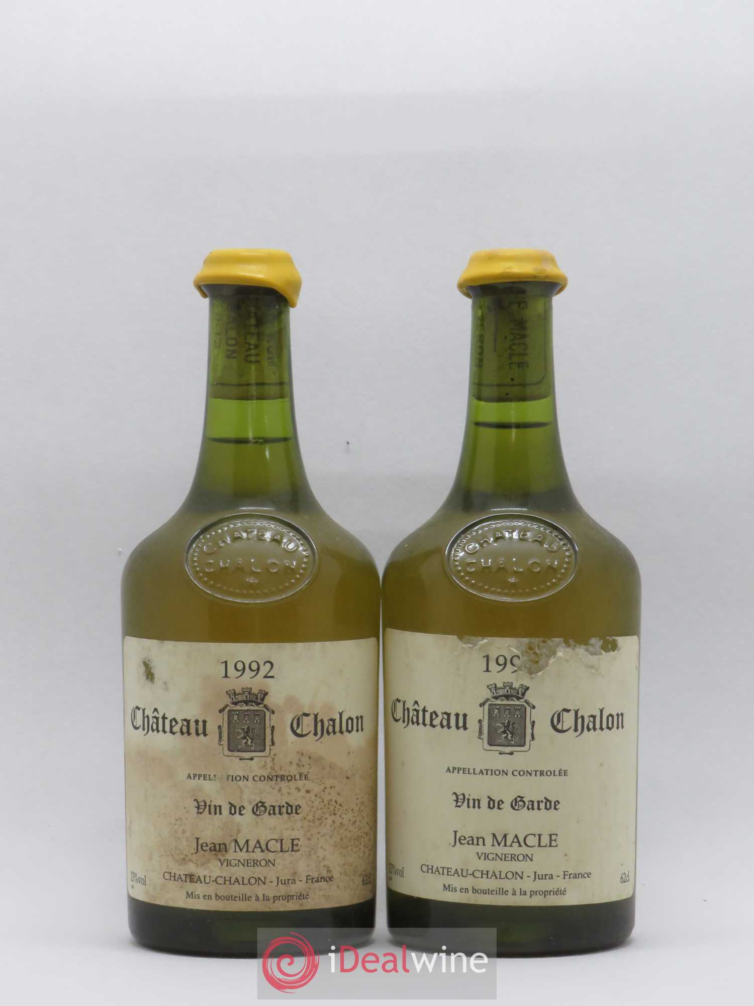 Château-Chalon Jean Macle 1992 - Lot de 2 bouteilles - 0