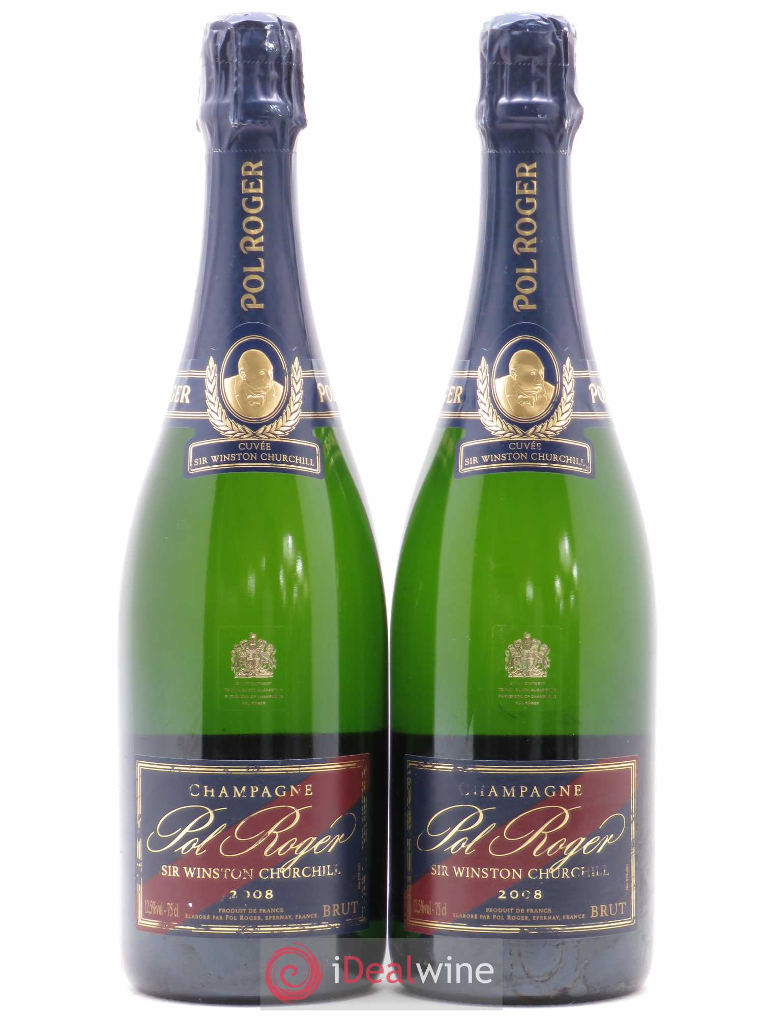 Cuvée Winston Churchill Pol Roger 2008 - Lot de 2 bouteilles - 0