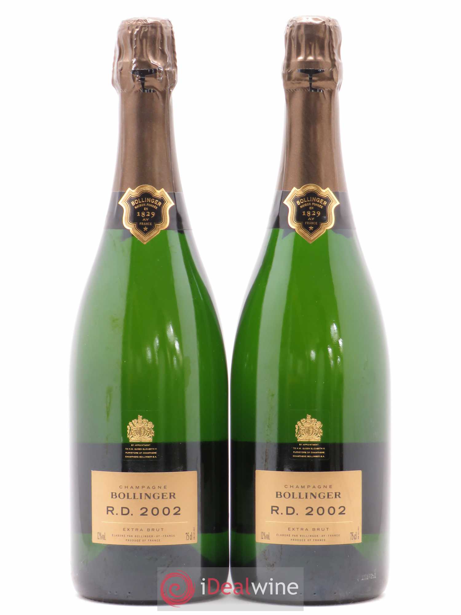 R.D. Extra-Brut Bollinger 2002 - Lot de 2 bouteilles - 0
