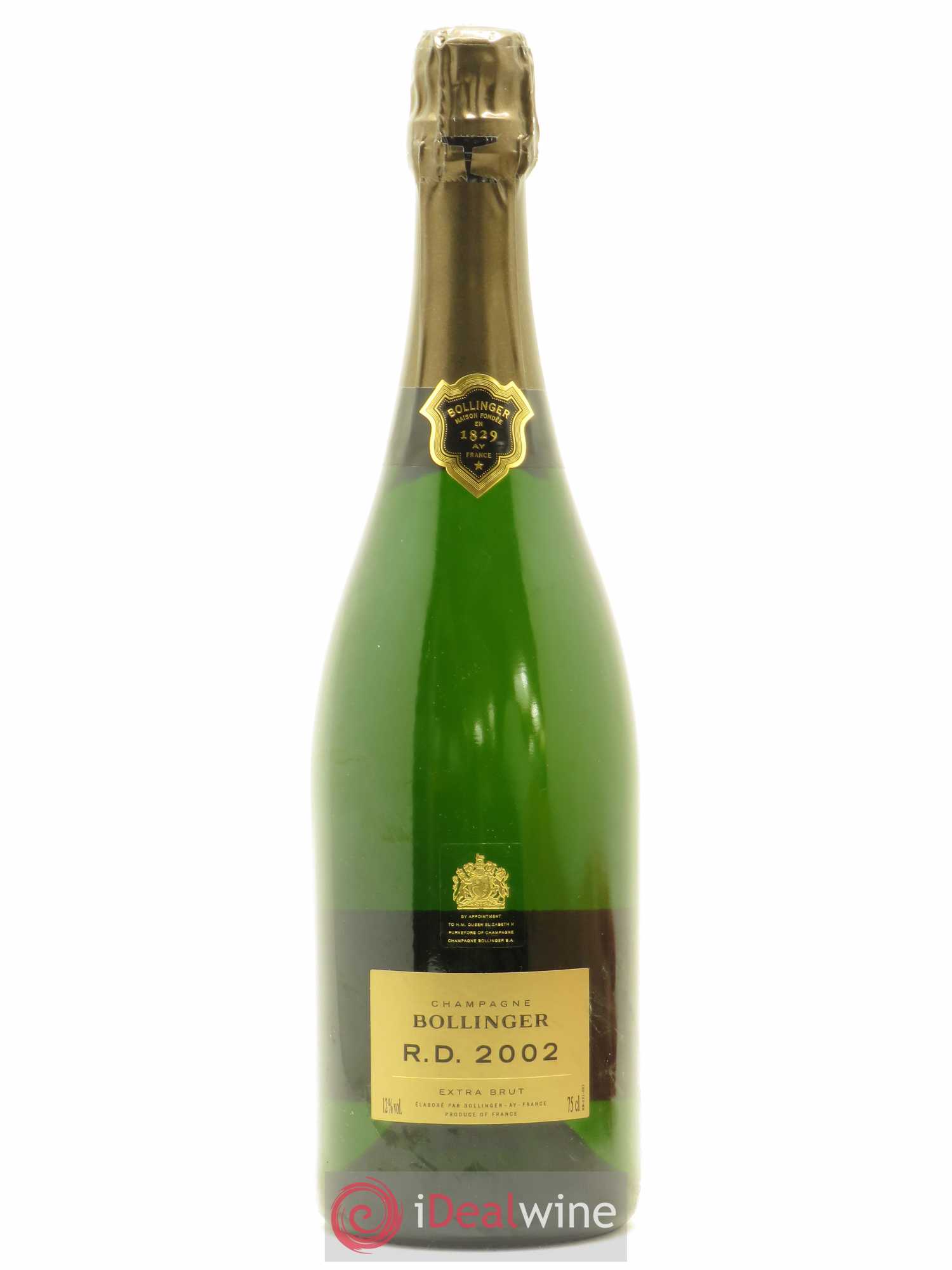 R.D. Extra-Brut Bollinger 2002 - Lot de 1 bouteille - 0
