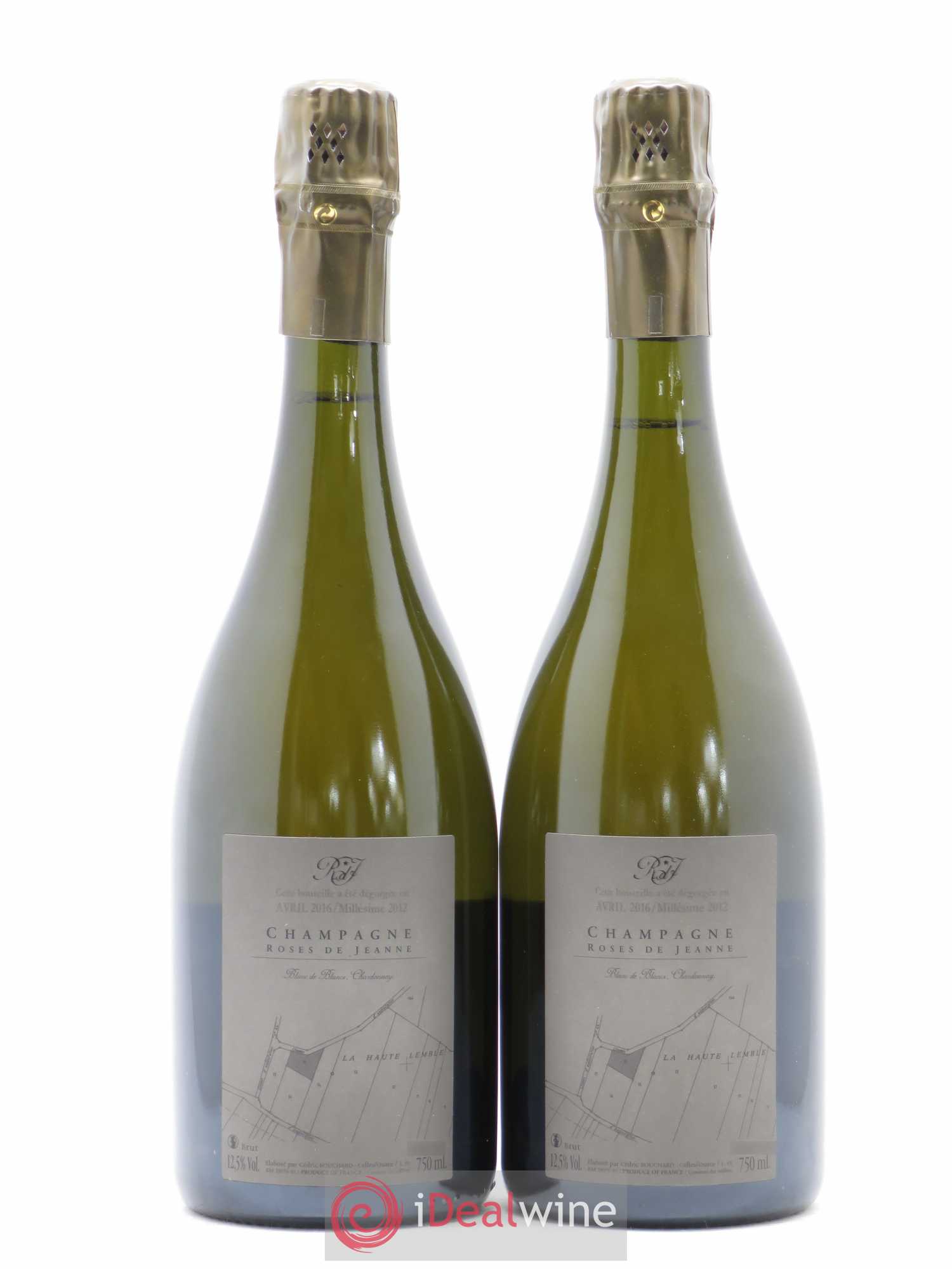 Roses de Jeanne La Haute-Lemblé Cédric Bouchard 2012 - Lot de 2 bouteilles - 1