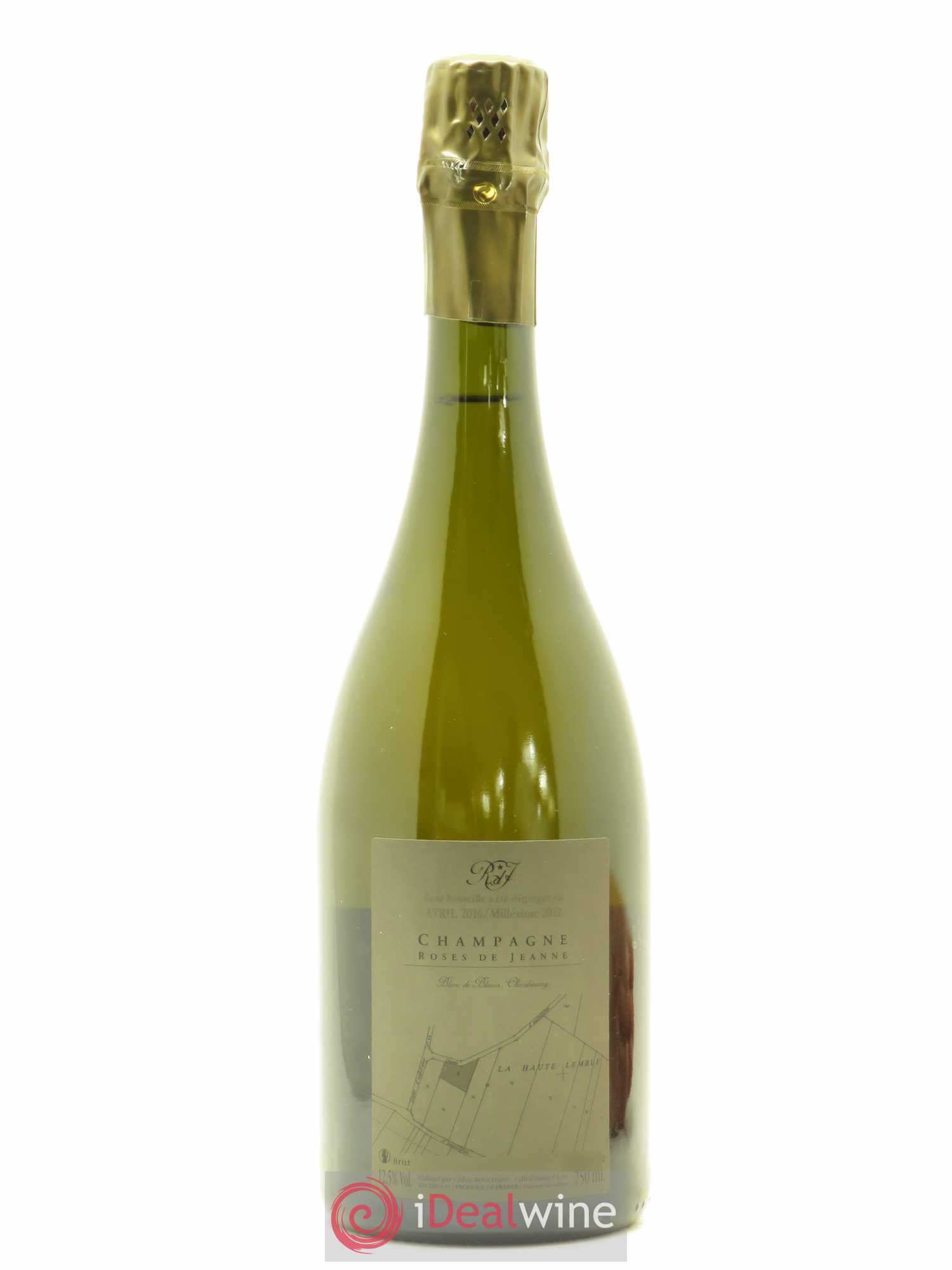 Roses de Jeanne La Haute-Lemblé Cédric Bouchard 2012 - Lot de 1 bouteille - 1