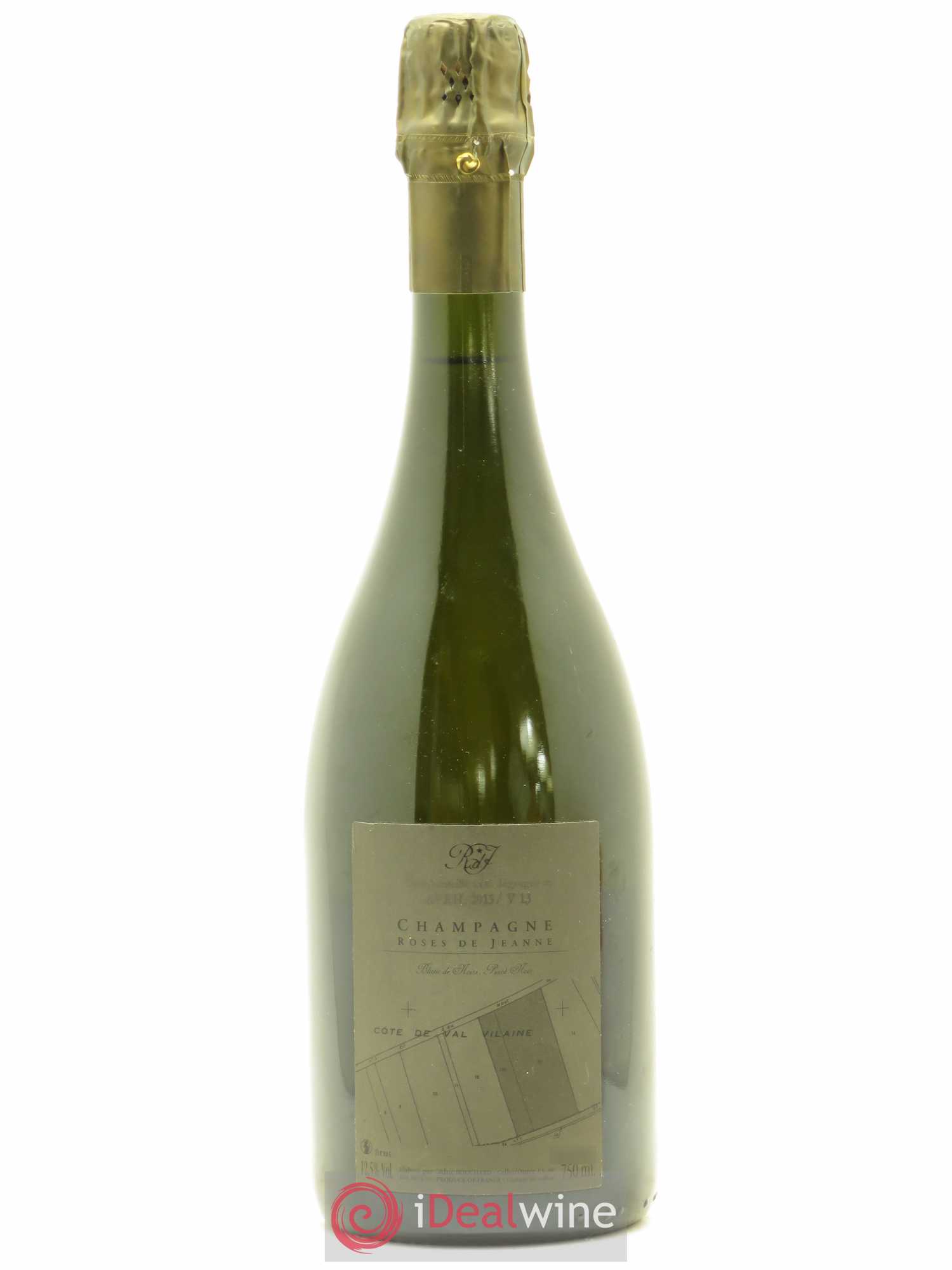 Roses de Jeanne Côte de Val Vilaine Blanc de Noirs Cédric Bouchard 2013 - Lot of 1 bottle - 1
