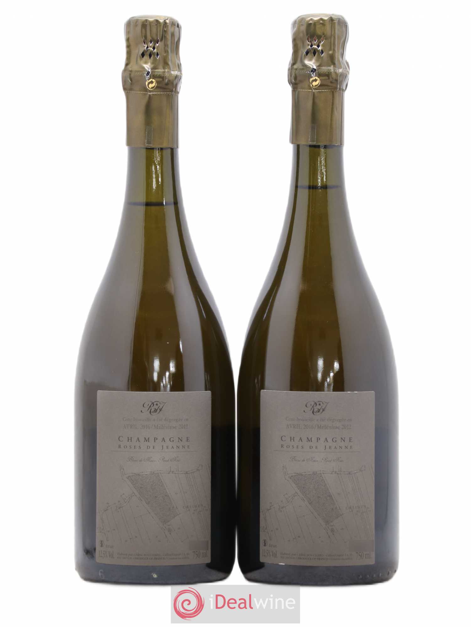Roses de Jeanne Les Ursules Blanc de Noirs Brut Cédric Bouchard 2012 - Lot de 2 bouteilles - 1