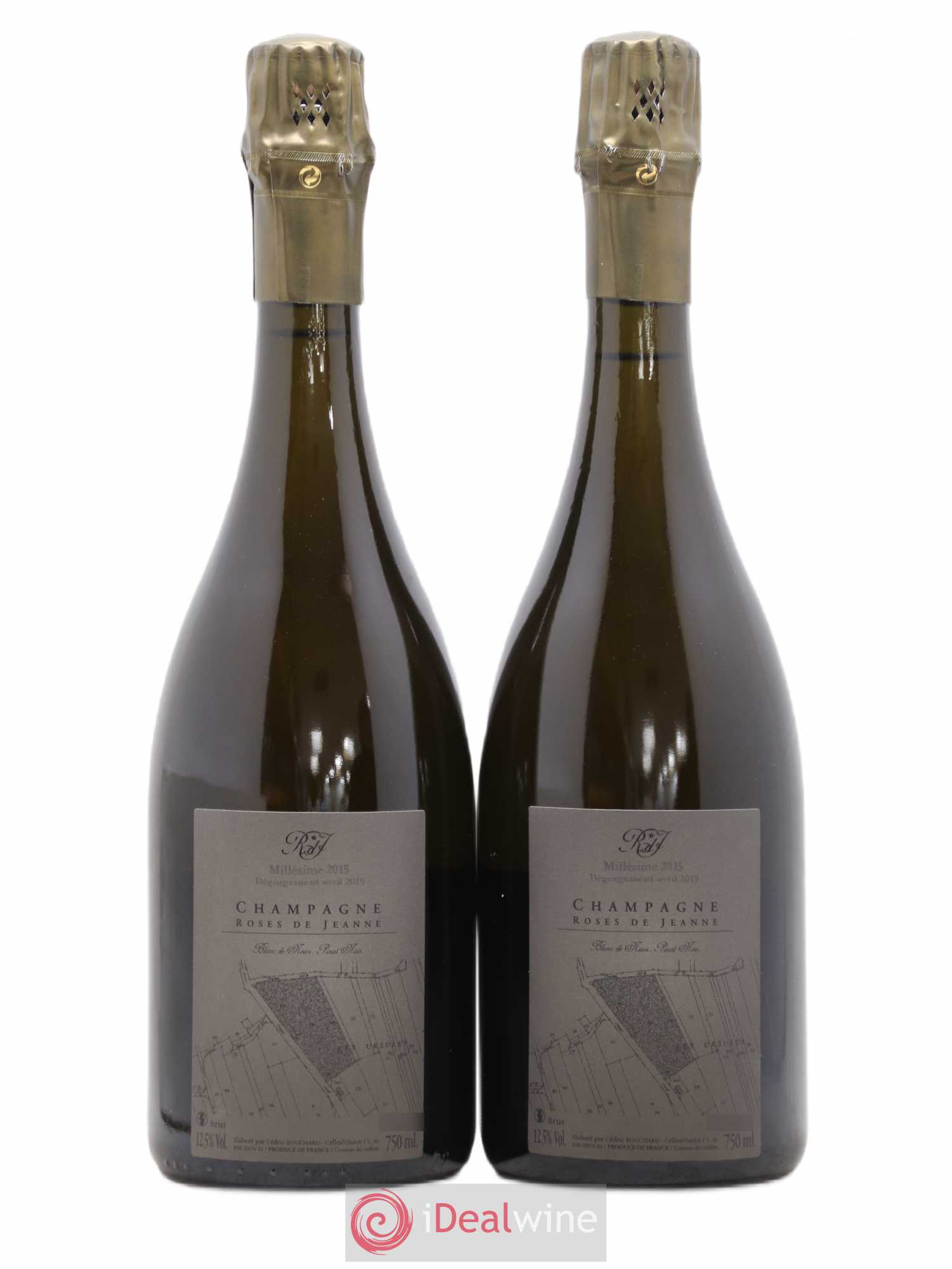 Roses de Jeanne Les Ursules Blanc de Noirs Brut Cédric Bouchard 2015 - Lot de 2 bouteilles - 1