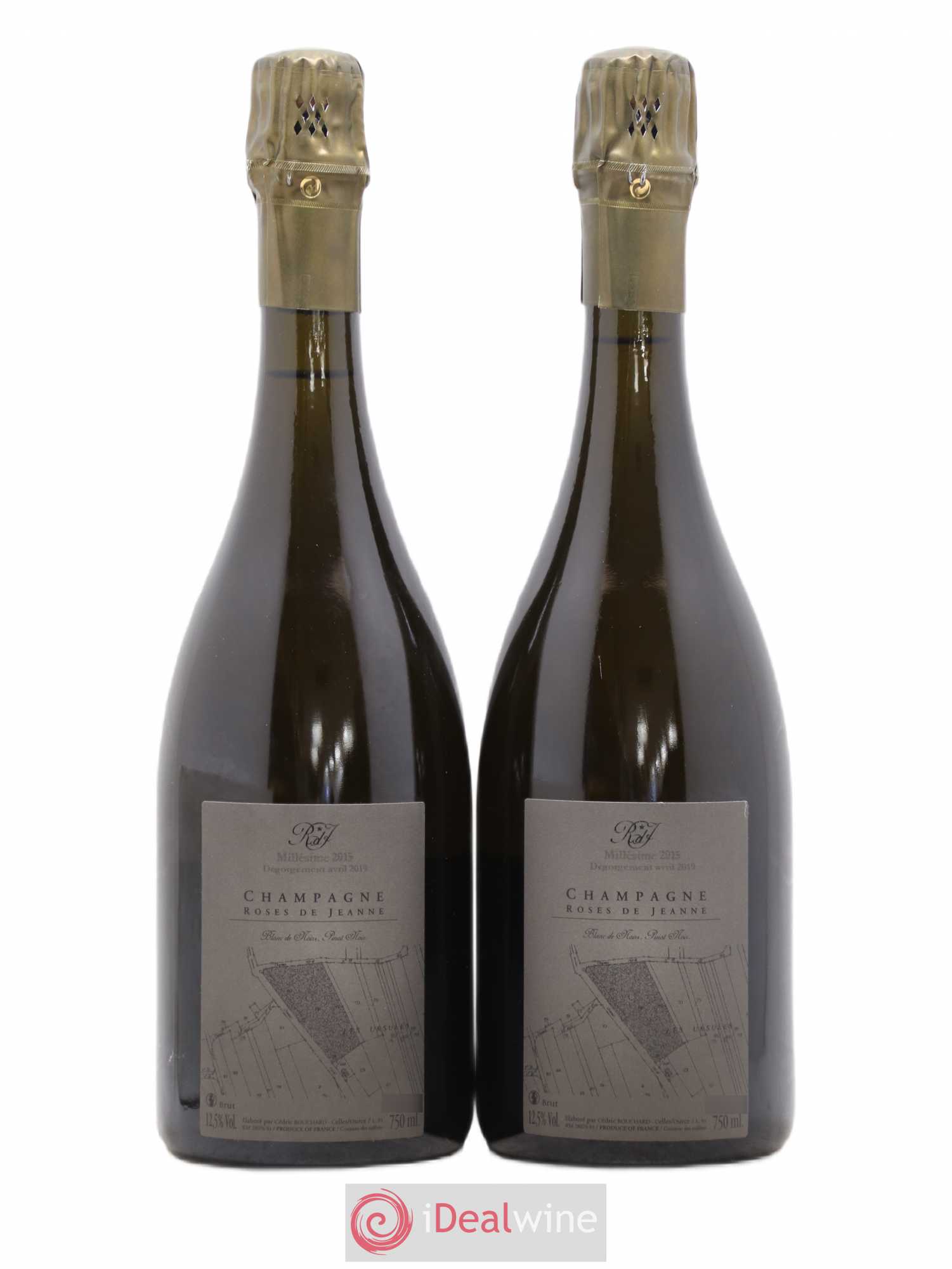 Roses de Jeanne Les Ursules Blanc de Noirs Brut Cédric Bouchard 2015 - Lot de 2 bouteilles - 1