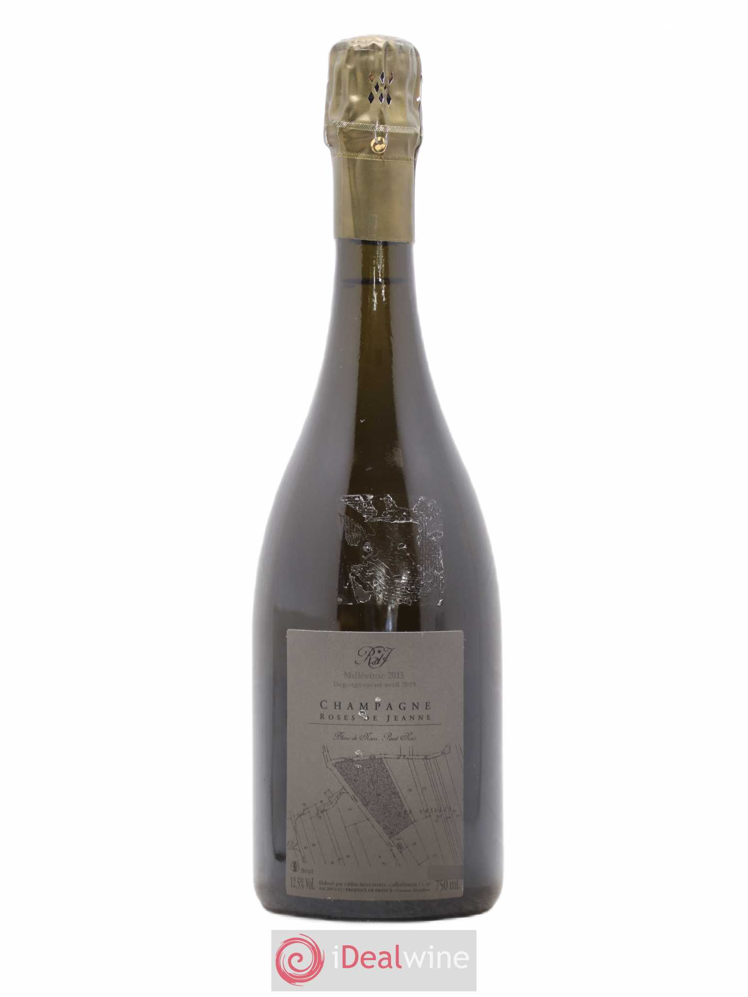 Roses de Jeanne Les Ursules Blanc de Noirs Brut Cédric Bouchard 2015 - Lot de 1 bouteille - 1