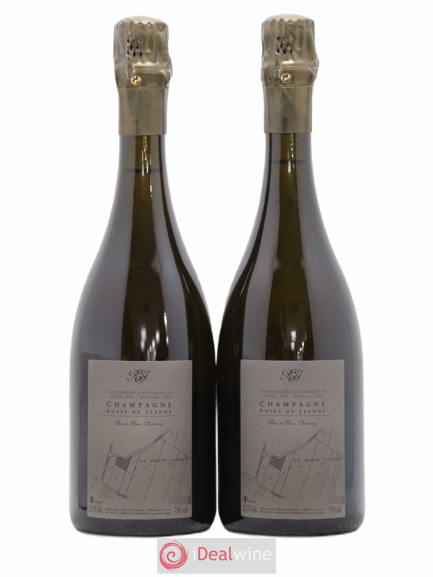 Roses de Jeanne La Haute-Lemblé Cédric Bouchard 2015 - Lot de 2 bouteilles - 1