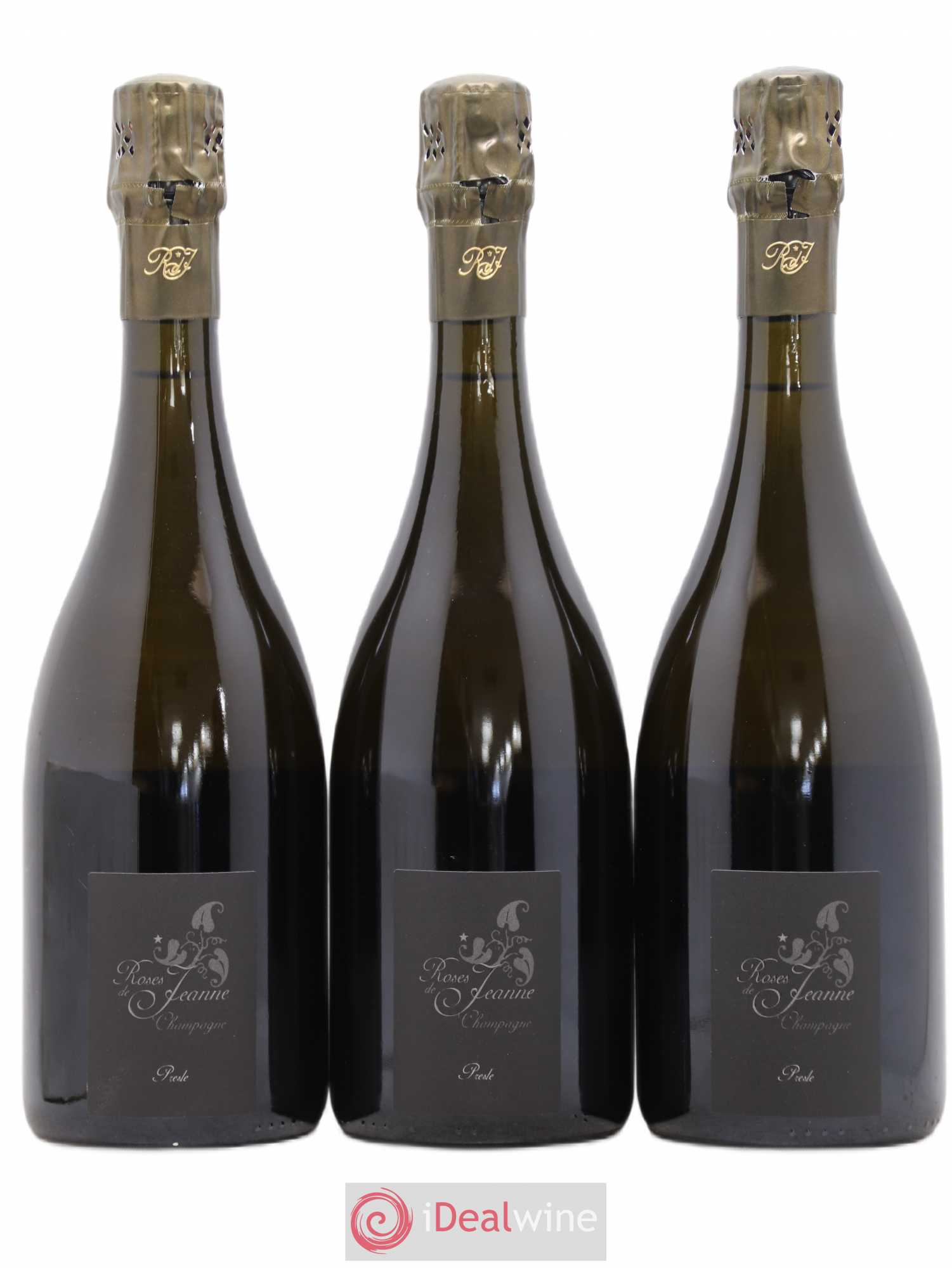 Roses de Jeanne Presle Blanc de Noirs Cédric Bouchard 2015 - Lot de 3 bouteilles - 0