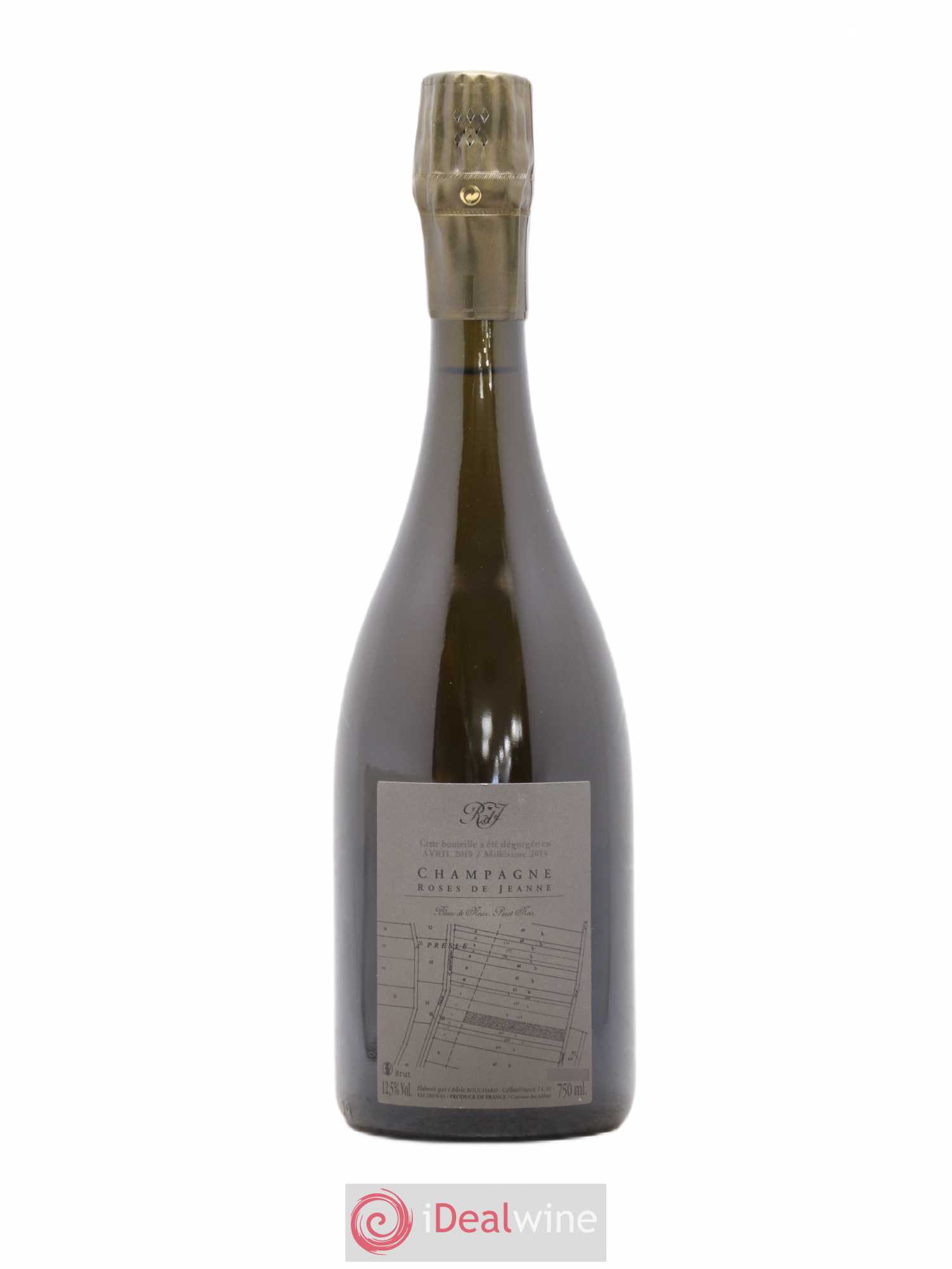 Roses de Jeanne Presle Blanc de Noirs Cédric Bouchard 2015 - Lot de 1 bouteille - 1