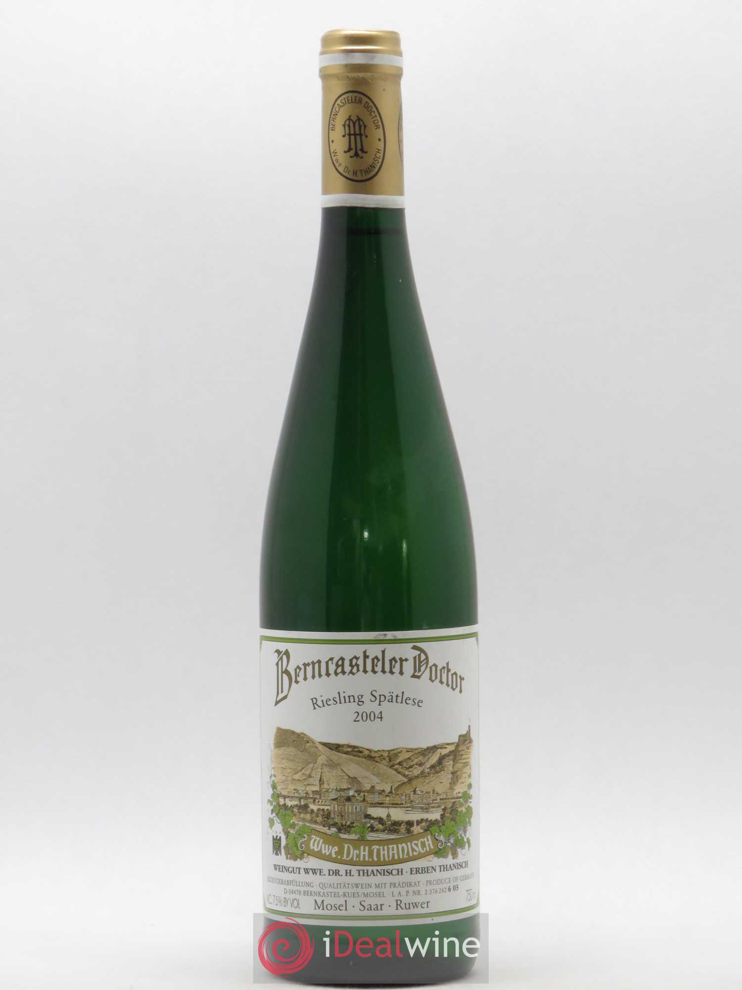 Riesling Dr. H. Thanisch Bernkasteler Doctor Spätlese 2004 - Lot de 1 bouteille - 0