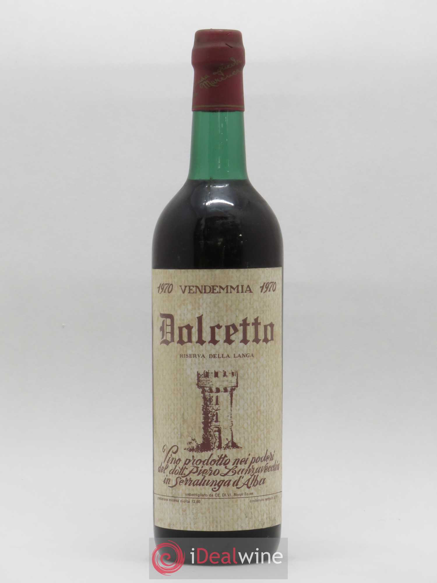 Dolcetto d'Alba DOC Riserva Della Langa Lanzavecchia Piero 1970 - Lot de 1 bouteille - 0
