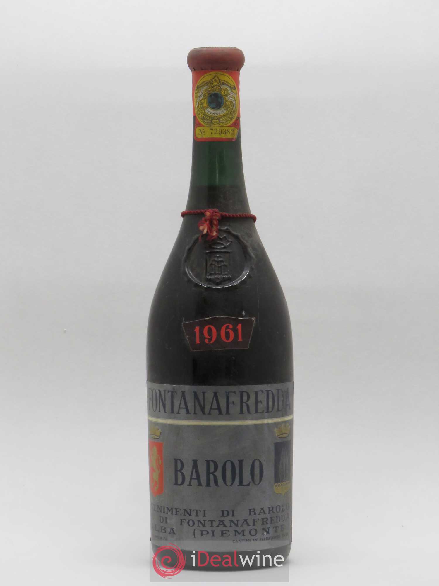 Barolo Fontanafredda 1961 - Posten von 1 Flasche - 0