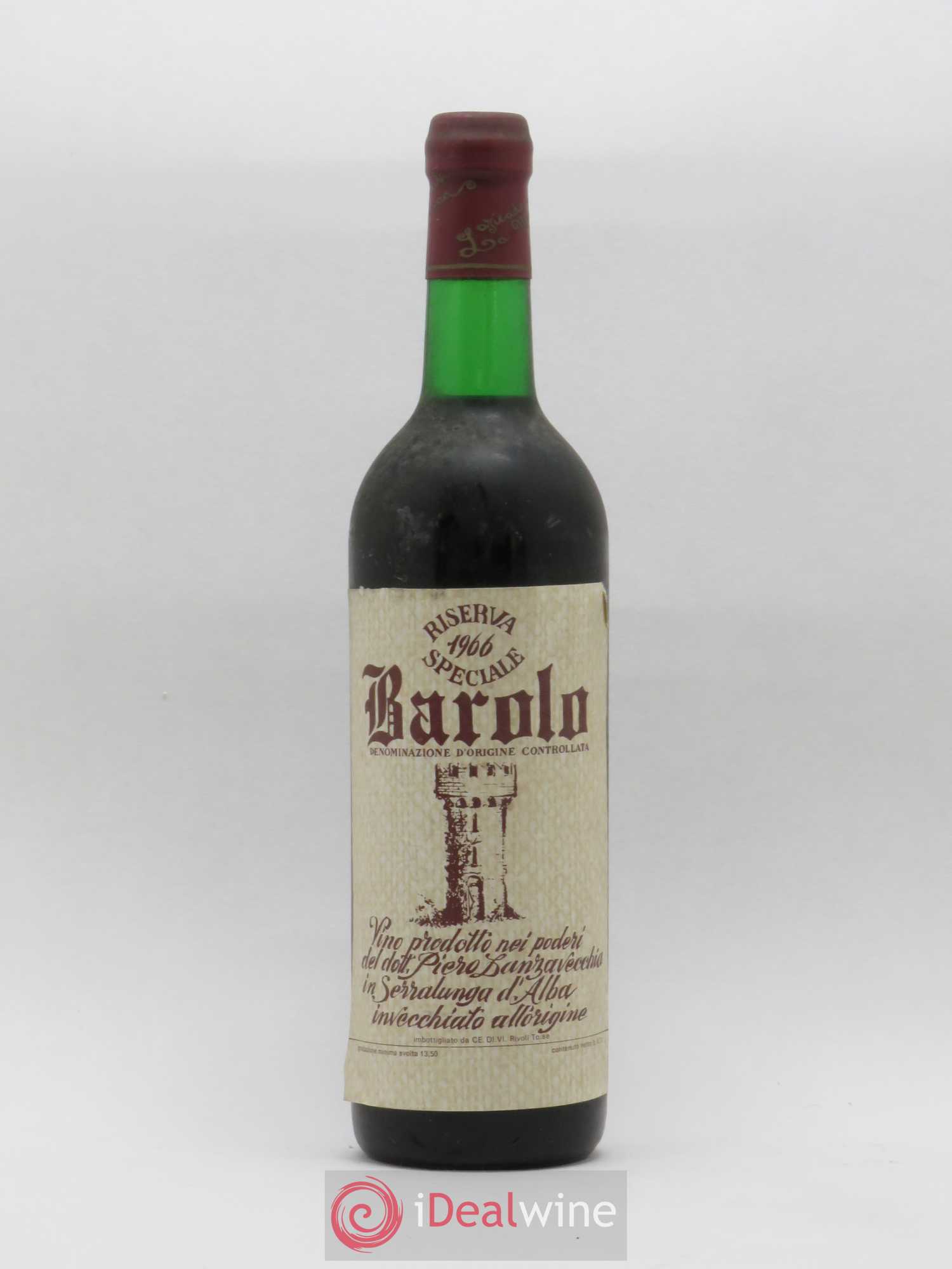Barolo Riserva Speciale Piero Lanzavecchia 1966 - Posten von 1 Flasche - 0